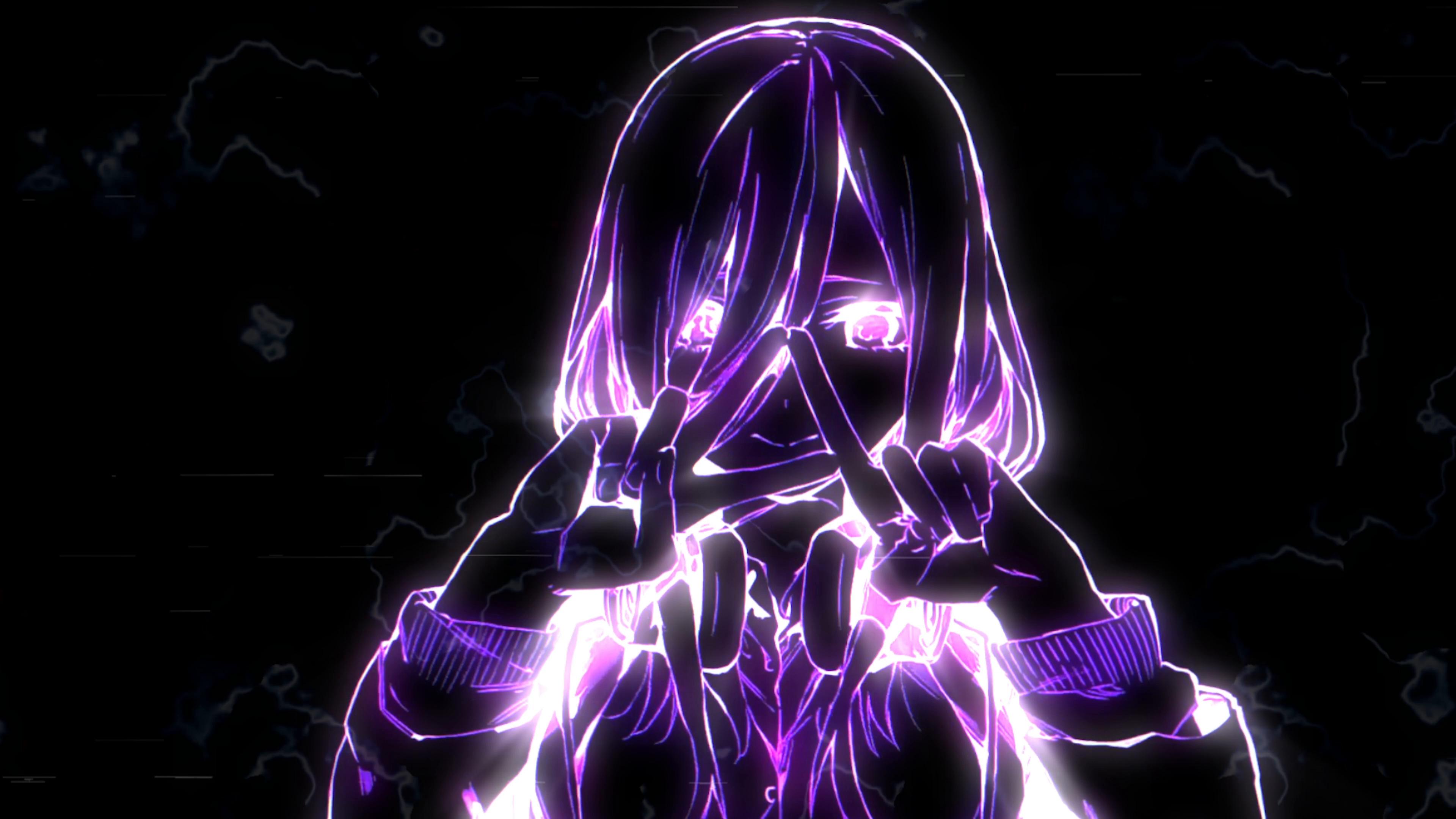 Miku Purple Live Wallpaper