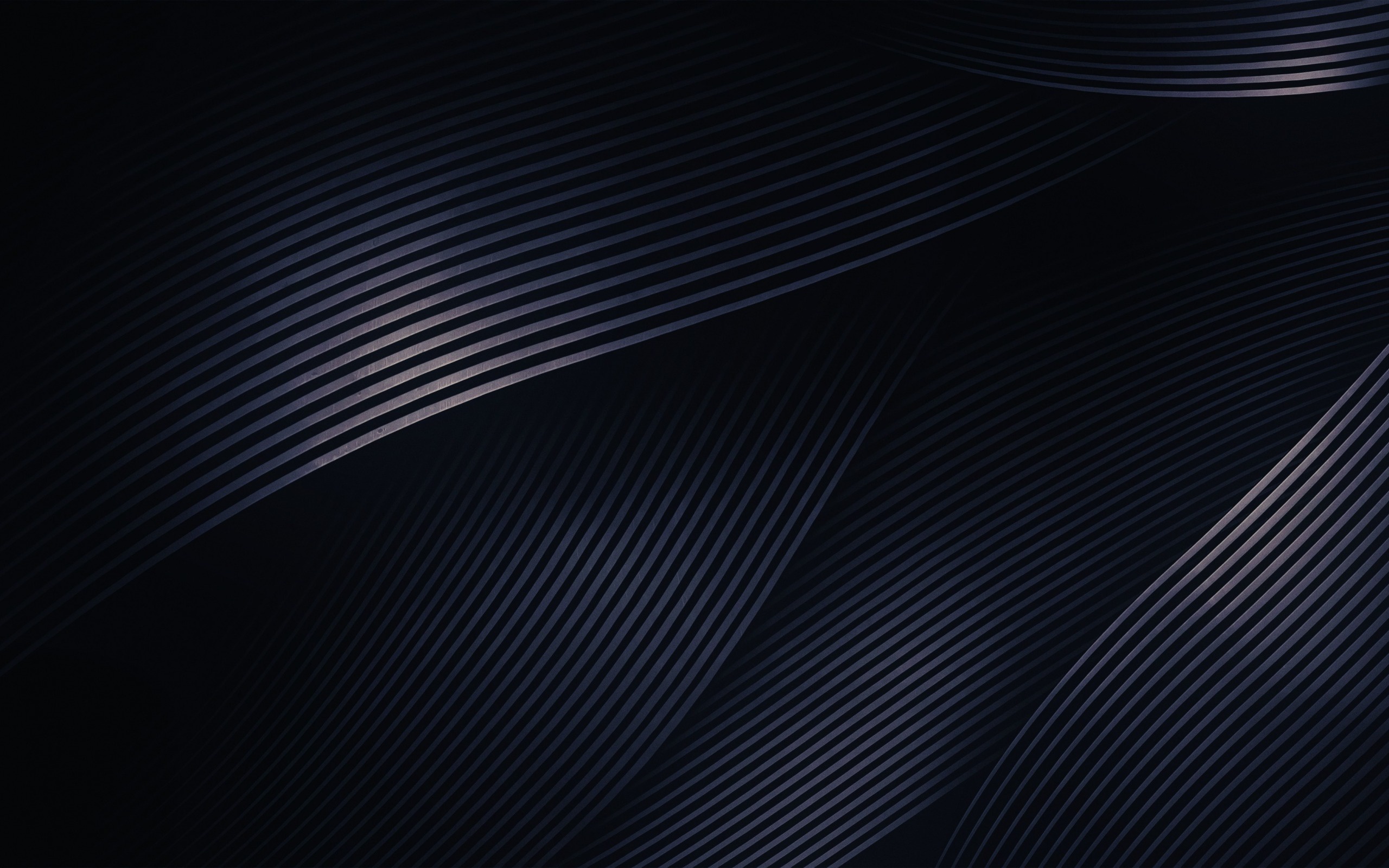Wallpaper wave, dark, dark, waves, metal, textures, fon for mobile and desktop, section текстуры, resolution 2560x1600