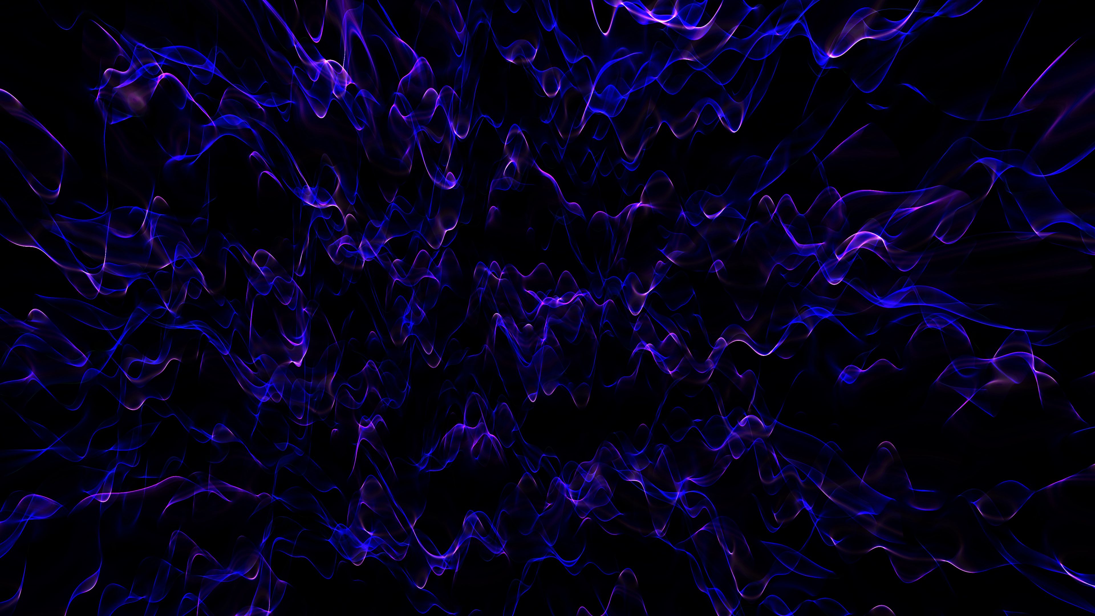 Hot dark blue wallpaper Cheap Sale Dark Blue Waves Transparent Abstraction Background 4K HD Abstract