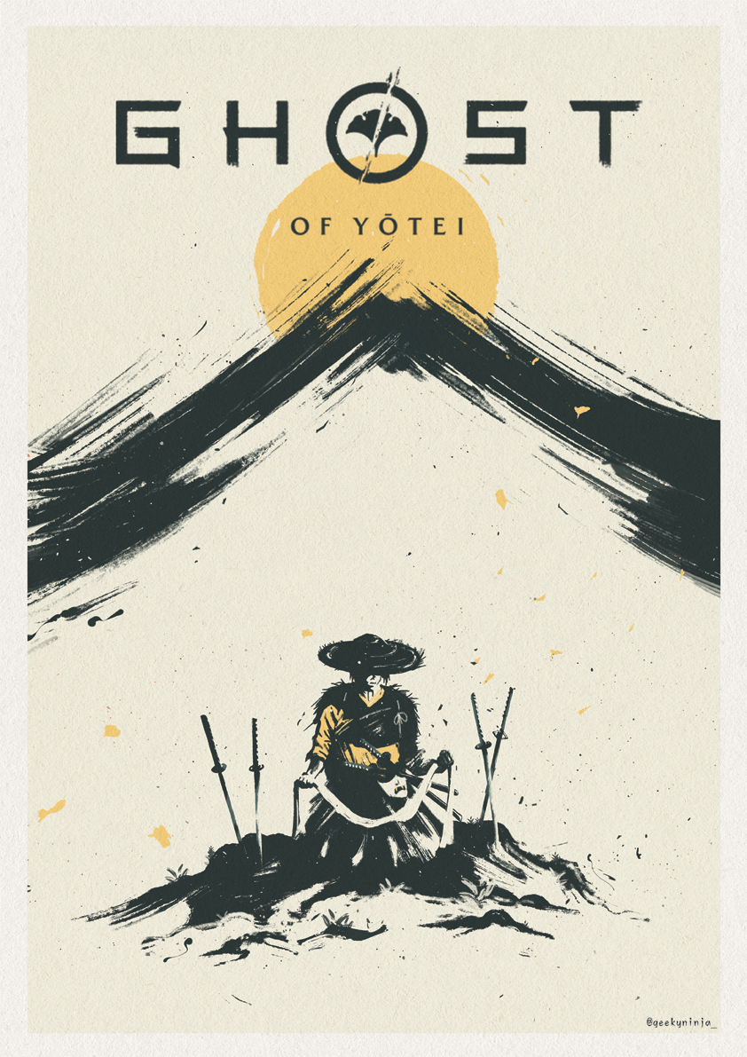 Ghost Of Yotei. Poster By GeekyNinja