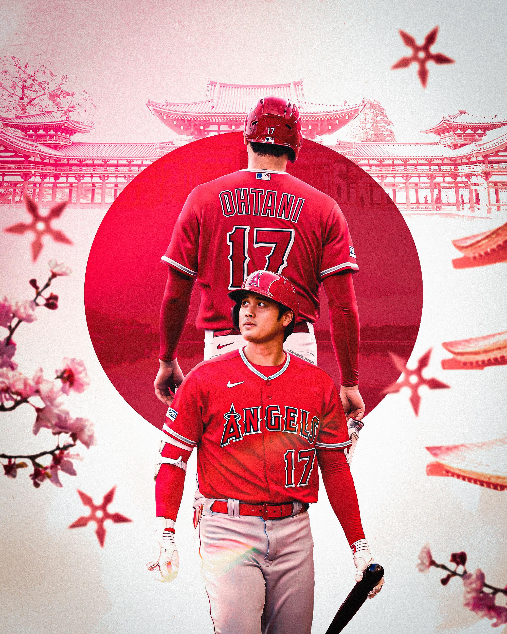 Hey! I just wanted to share the Wallpaper I did for Ohtani