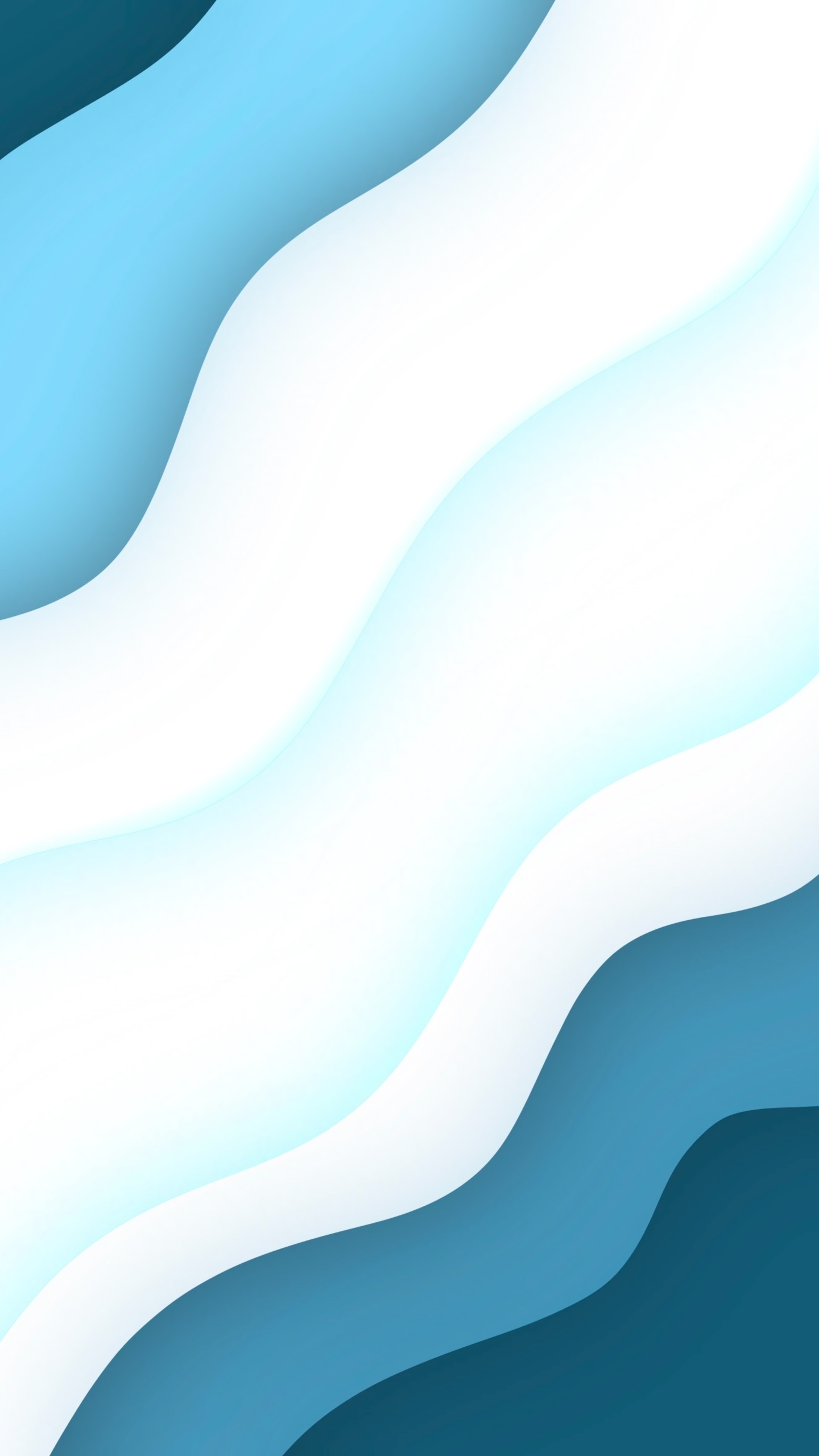 Blue Wavy Illustration