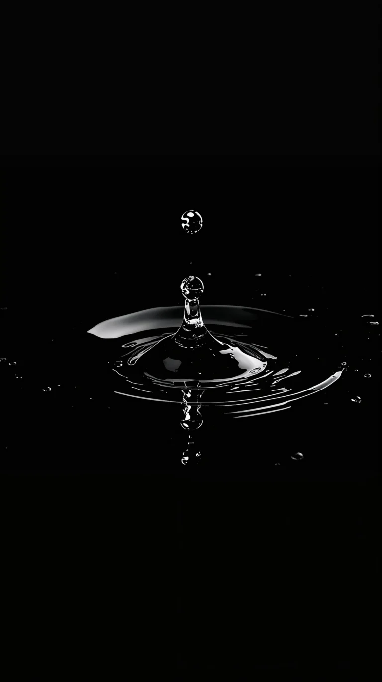 Black Water Wallpaper for iPhone That Feel Calm, Elegant