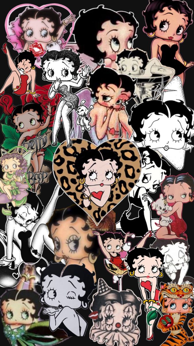 Betty boop❤️❤️. iPhone wallpaper hipster, Trippy iphone wallpaper, Walpaper hello kitty