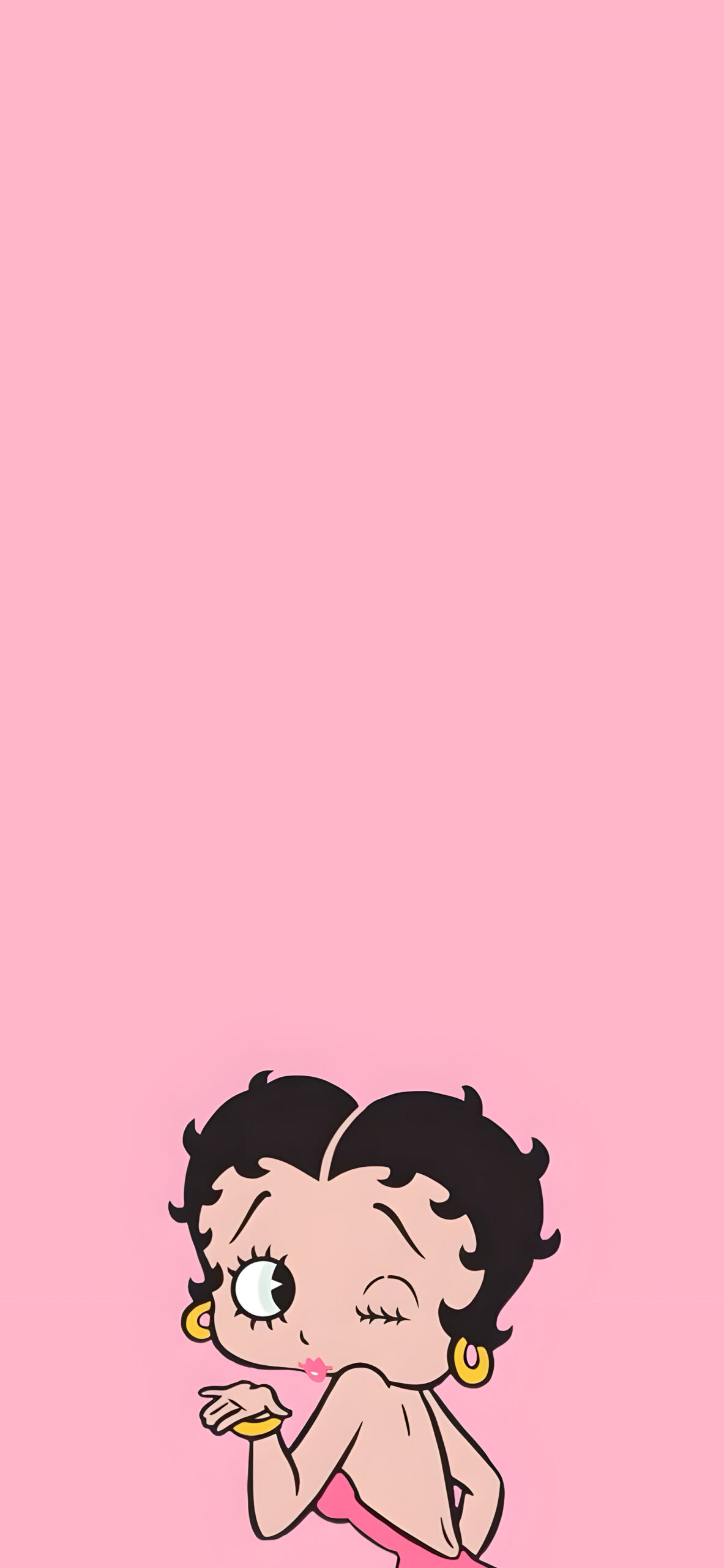 Betty Boop Pink Background Wallpaper Wallpaper iPhone