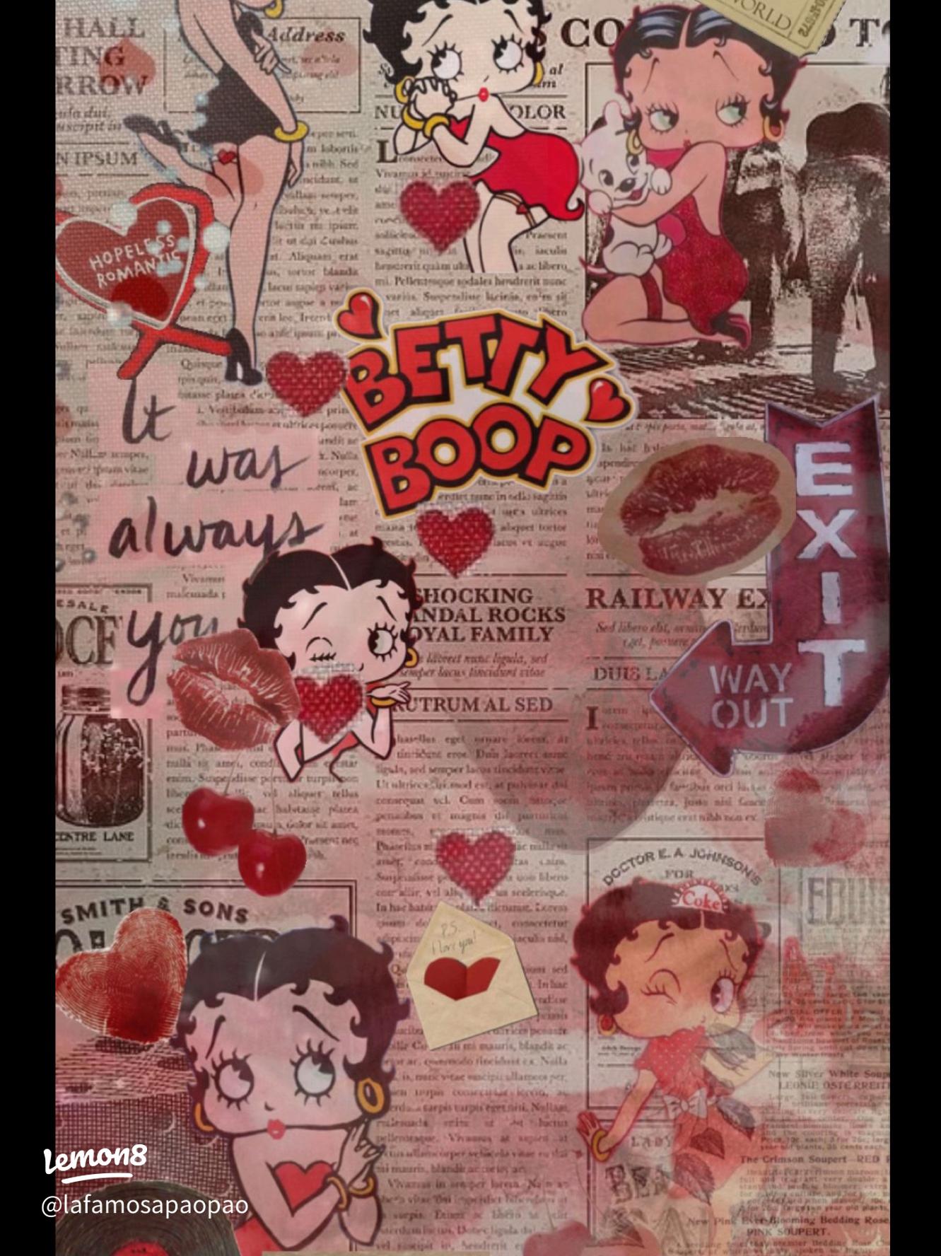 Edgy Betty Boop Wallpaper for Bold and Confident Baddies