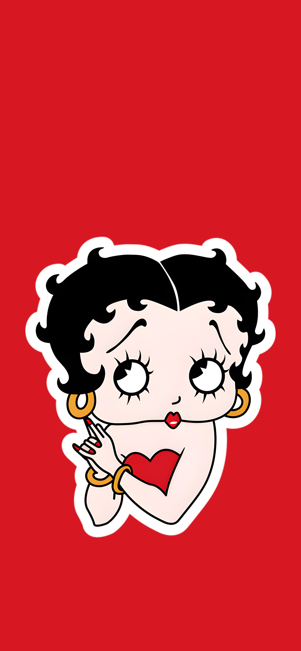 Betty Boop Red Wallpaper iPhone Wallpaper HD