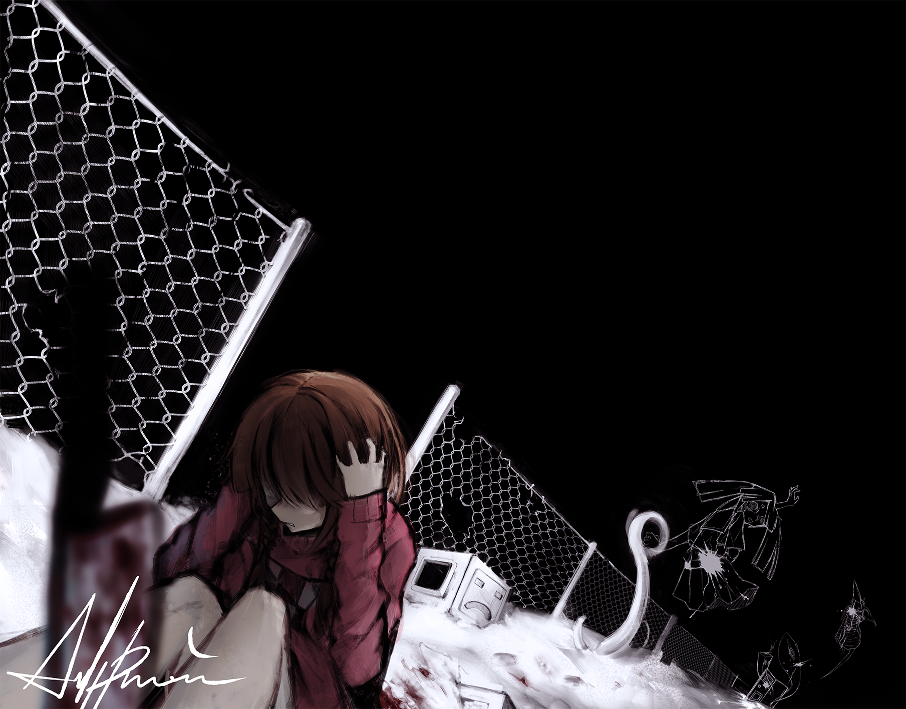 Madotsuki's Dreamscape Yume Nikki Video Game Wallpaper