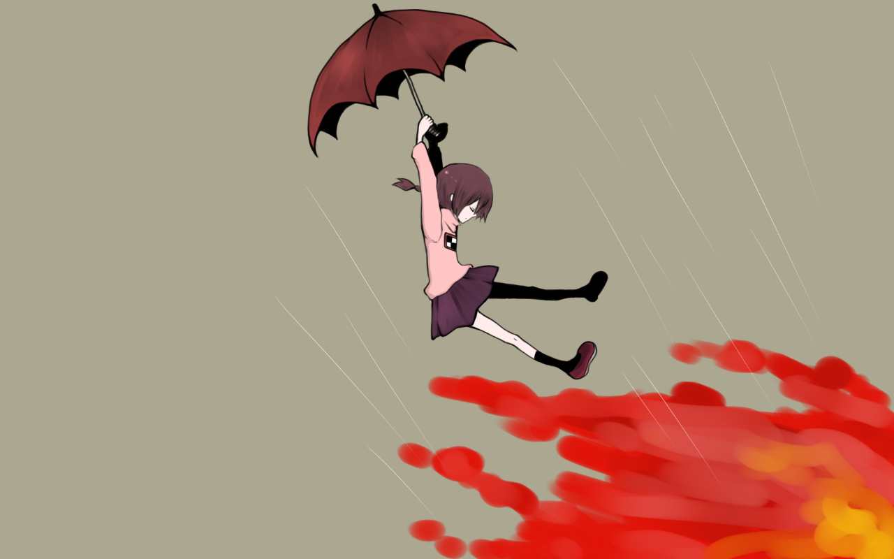 madotsuki umbrella yume nikki. konachan.net.com Anime Wallpaper