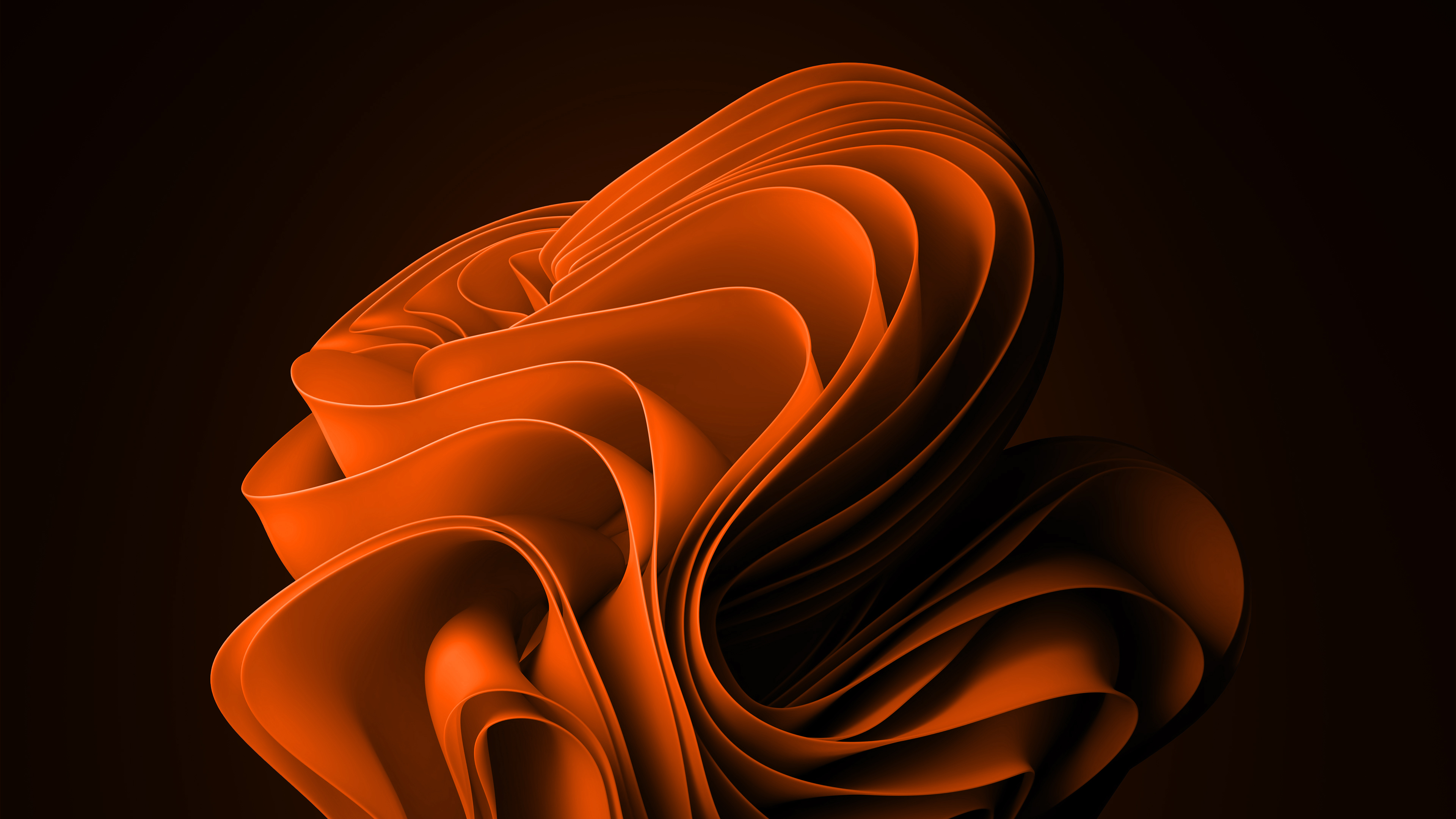 Light Orange Windows 11 Logo 4K HD Windows 11 Wallpaper