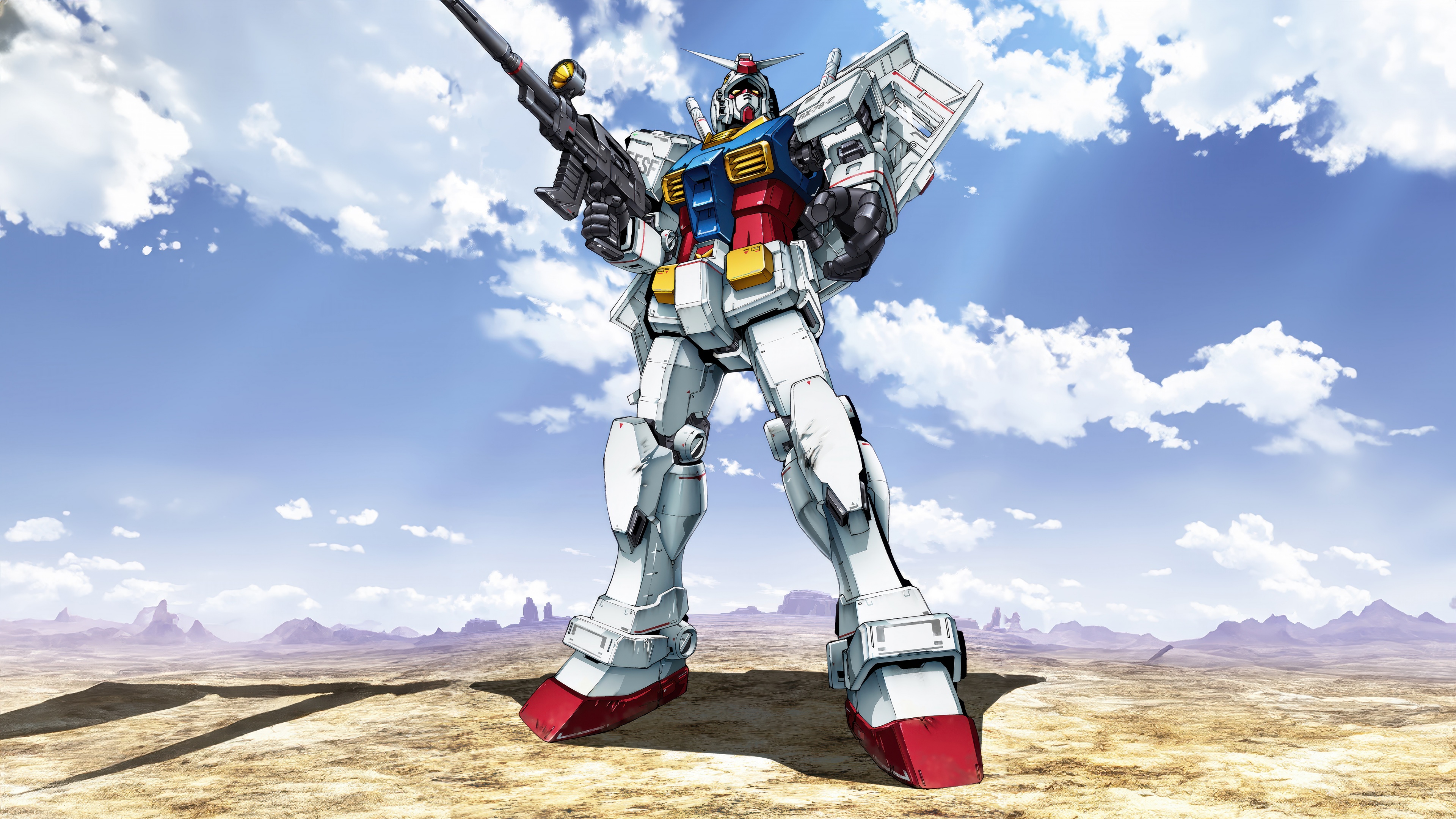 RX 78 2 Gundam Wallpaper 4K, Mobile Suit Gundam, 5K, Robot