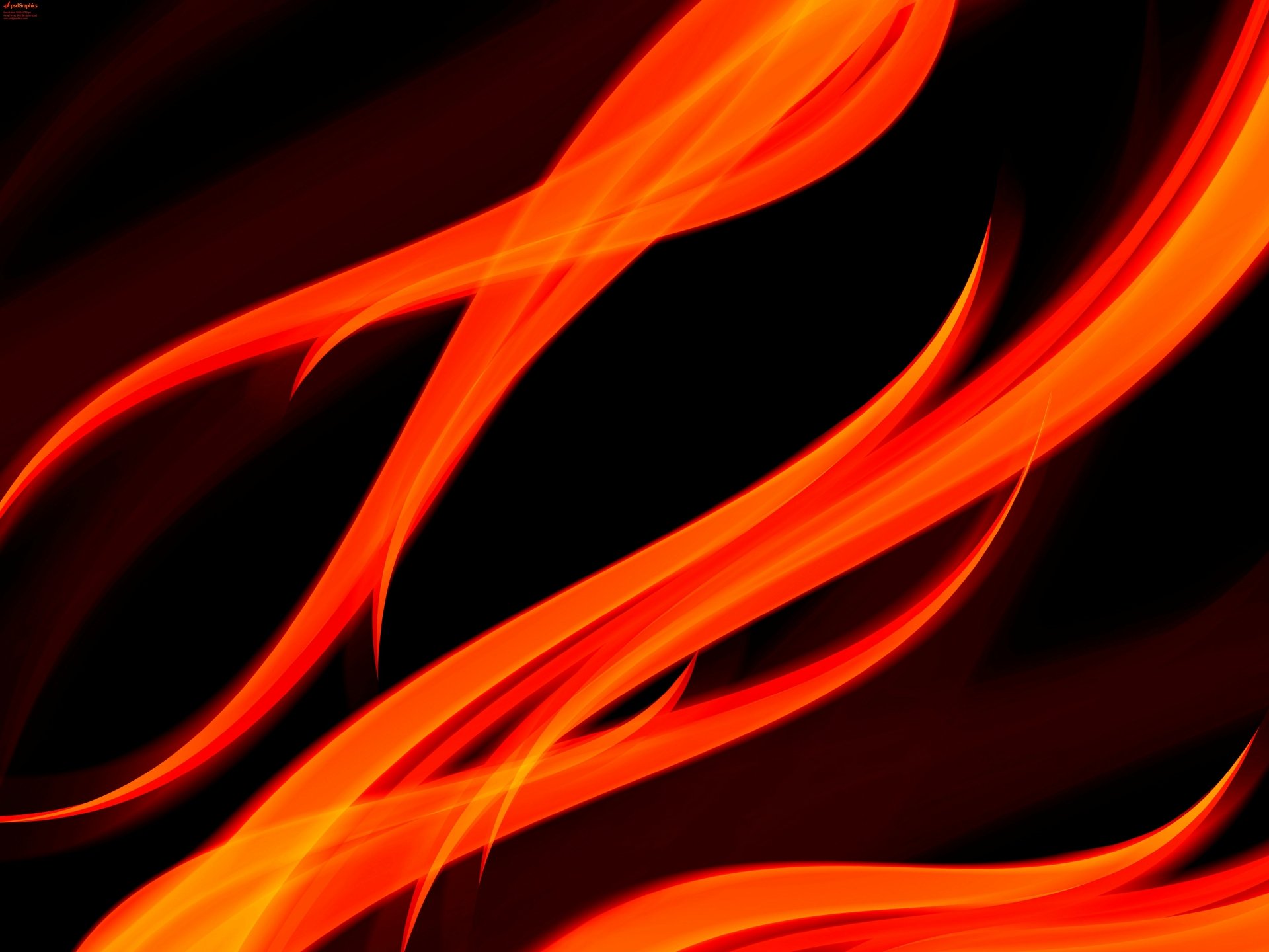 Searing Orange Waves
