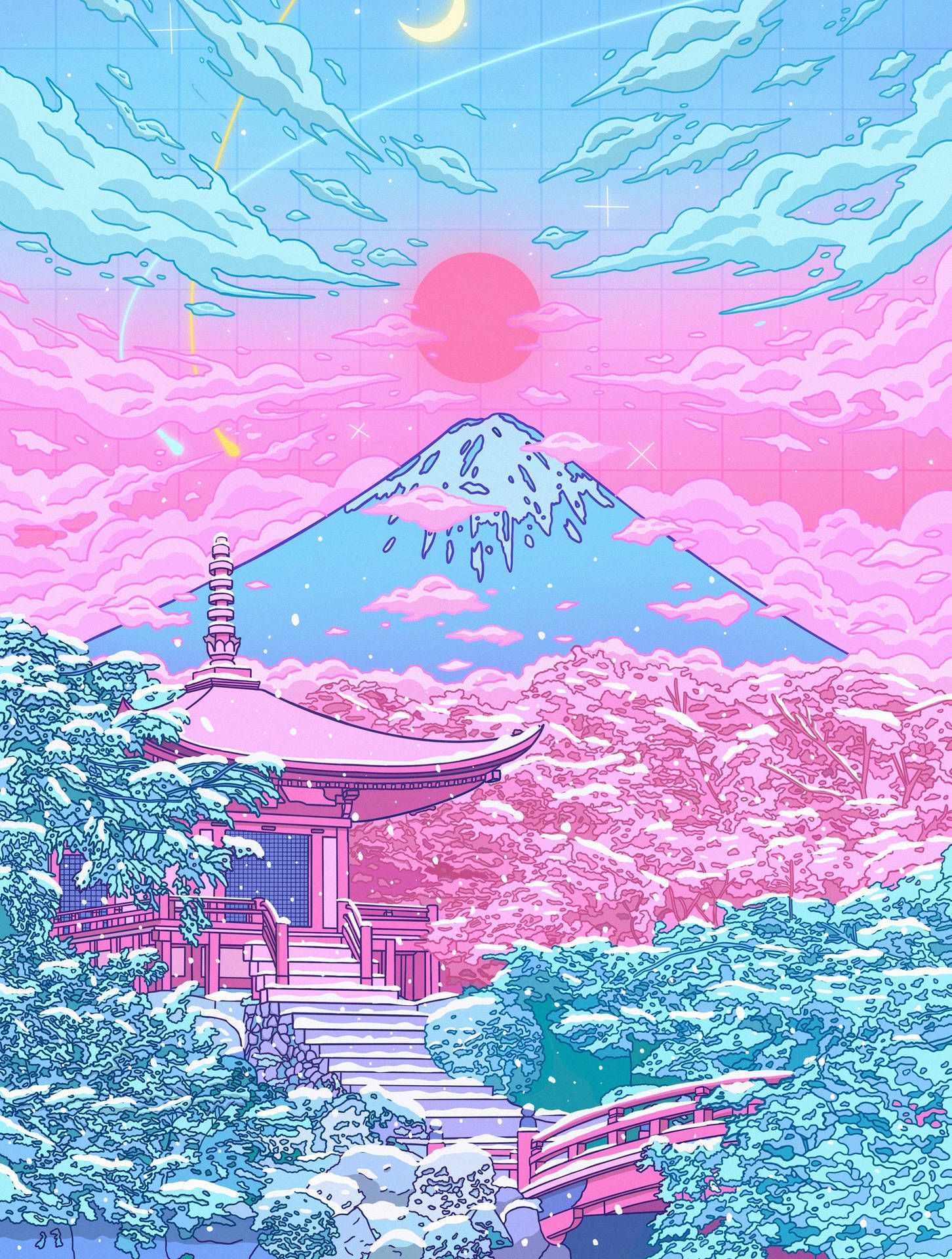 Japanese Aesthetic Wallpaper, HD Background on WallpaperBat
