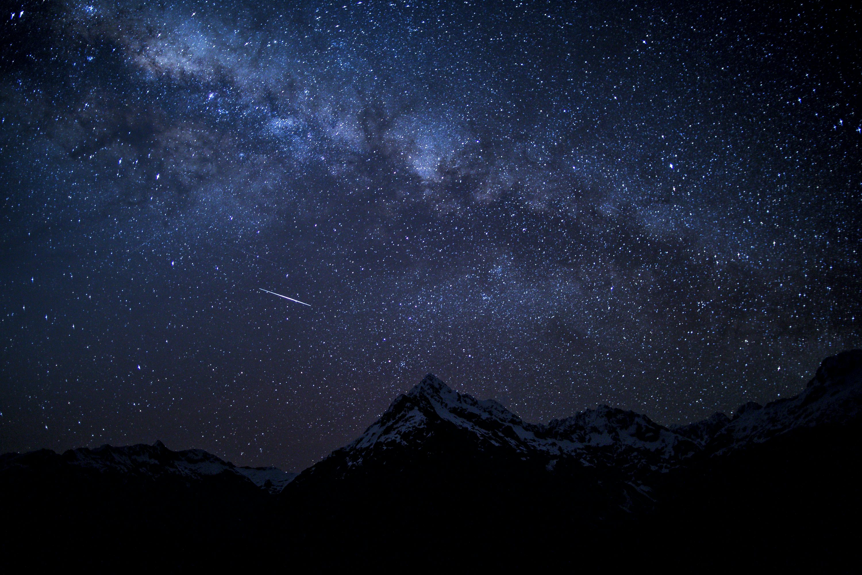 Night Sky Wallpaper: Free HD Download [4K]