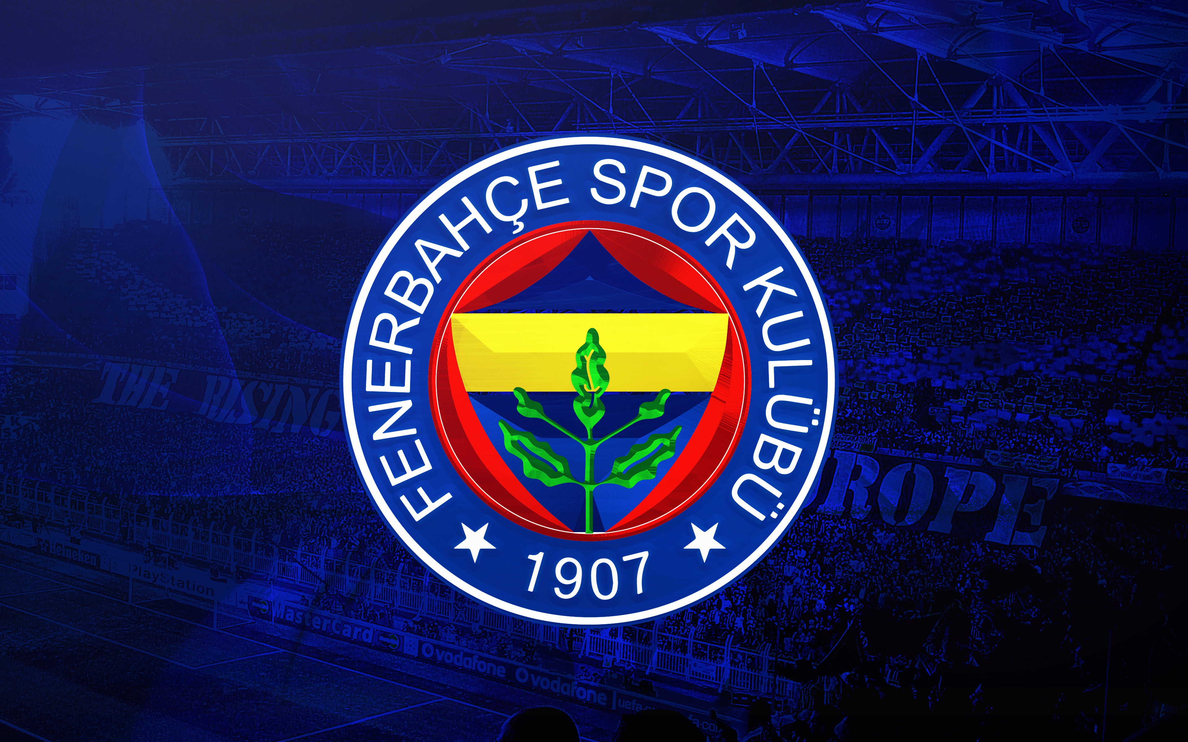 Wallpaper wallpaper, logo, stadium, football, Sport, fans, Fenerbahce for mobile and desktop, section спорт, resolution 3840x2400