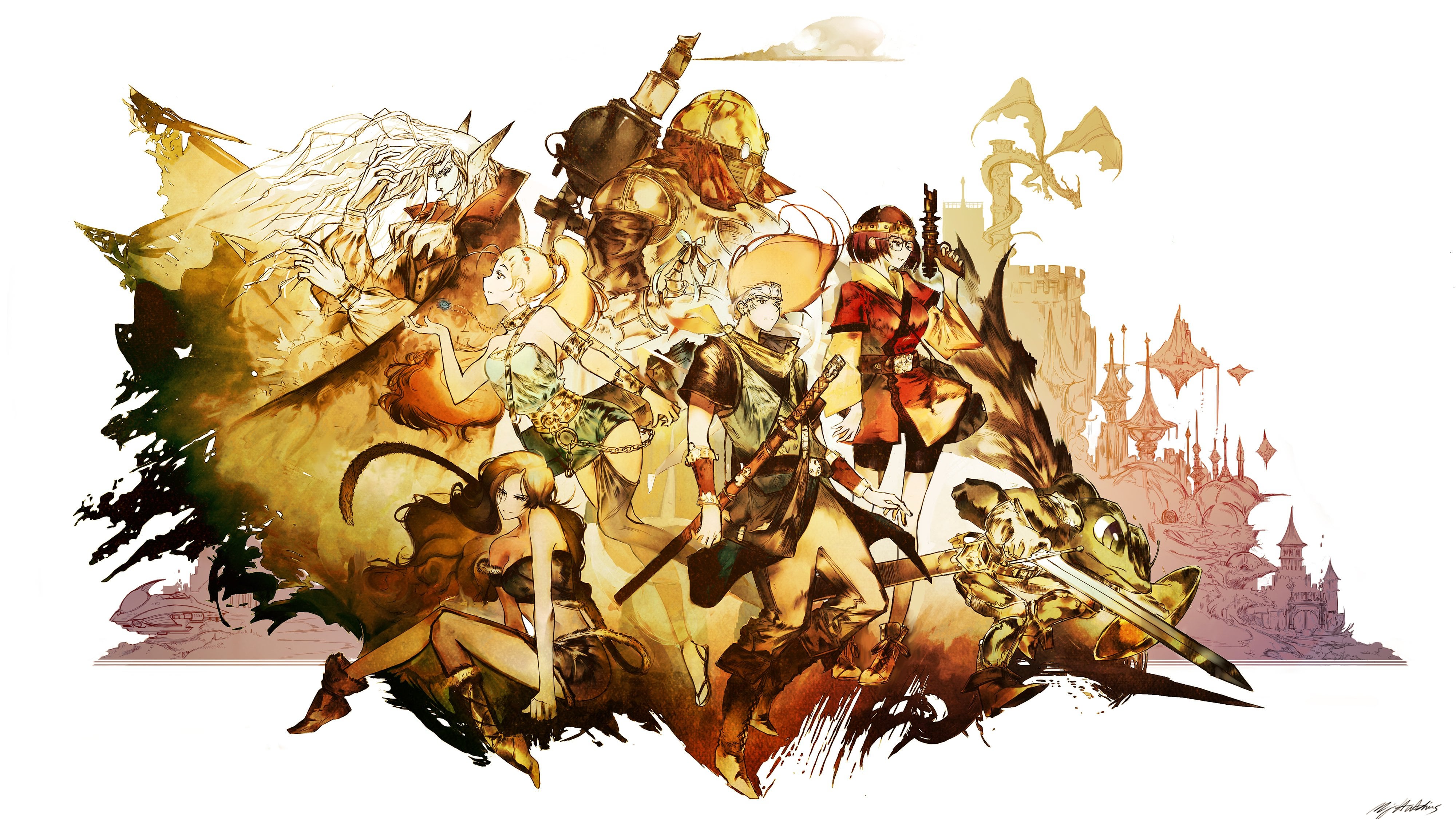 I drew a Chrono Trigger wallpaper