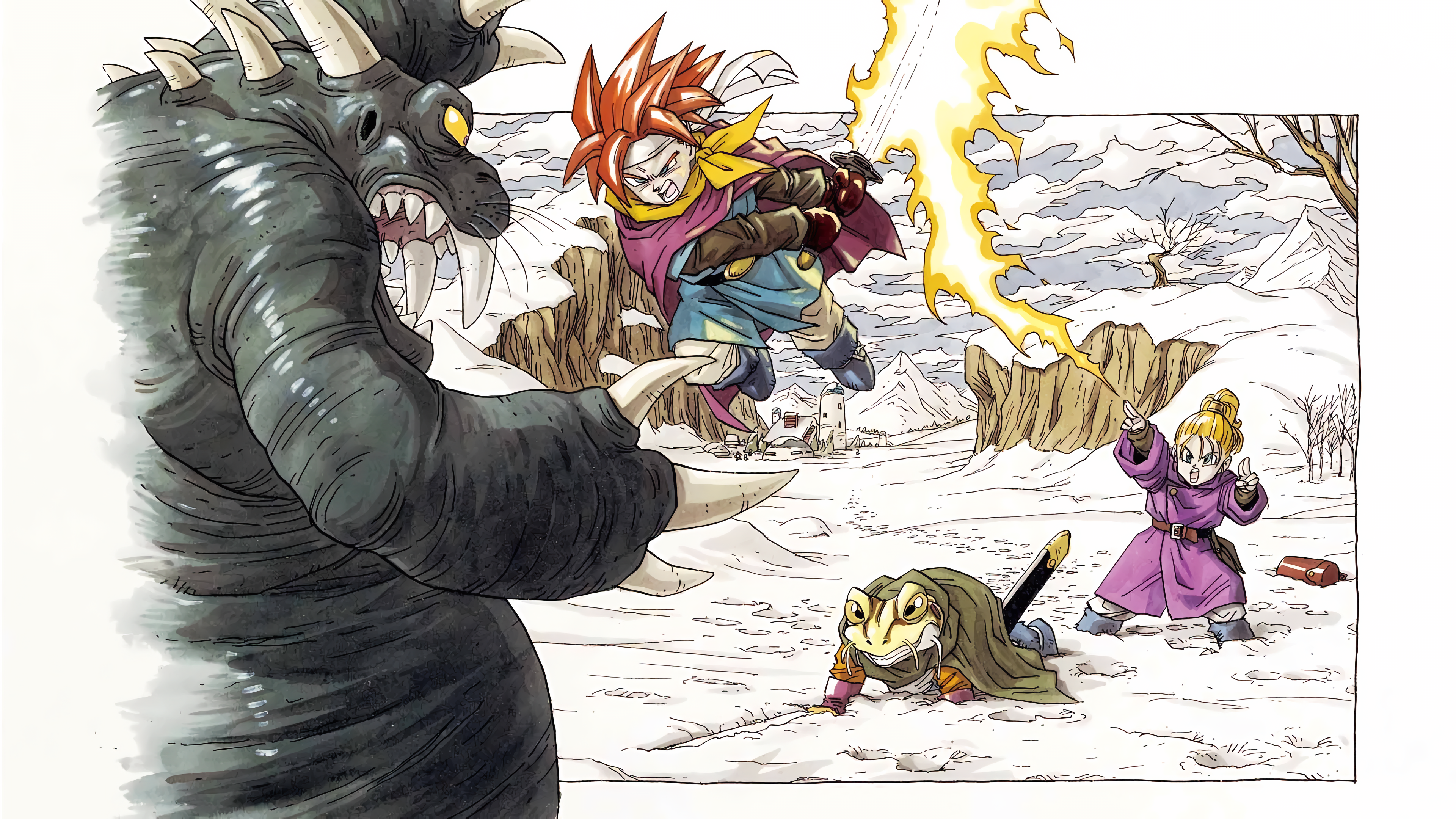 Akira Toriyama Promo Concept Art 4K Some People Looking For This The Other Week In Comments