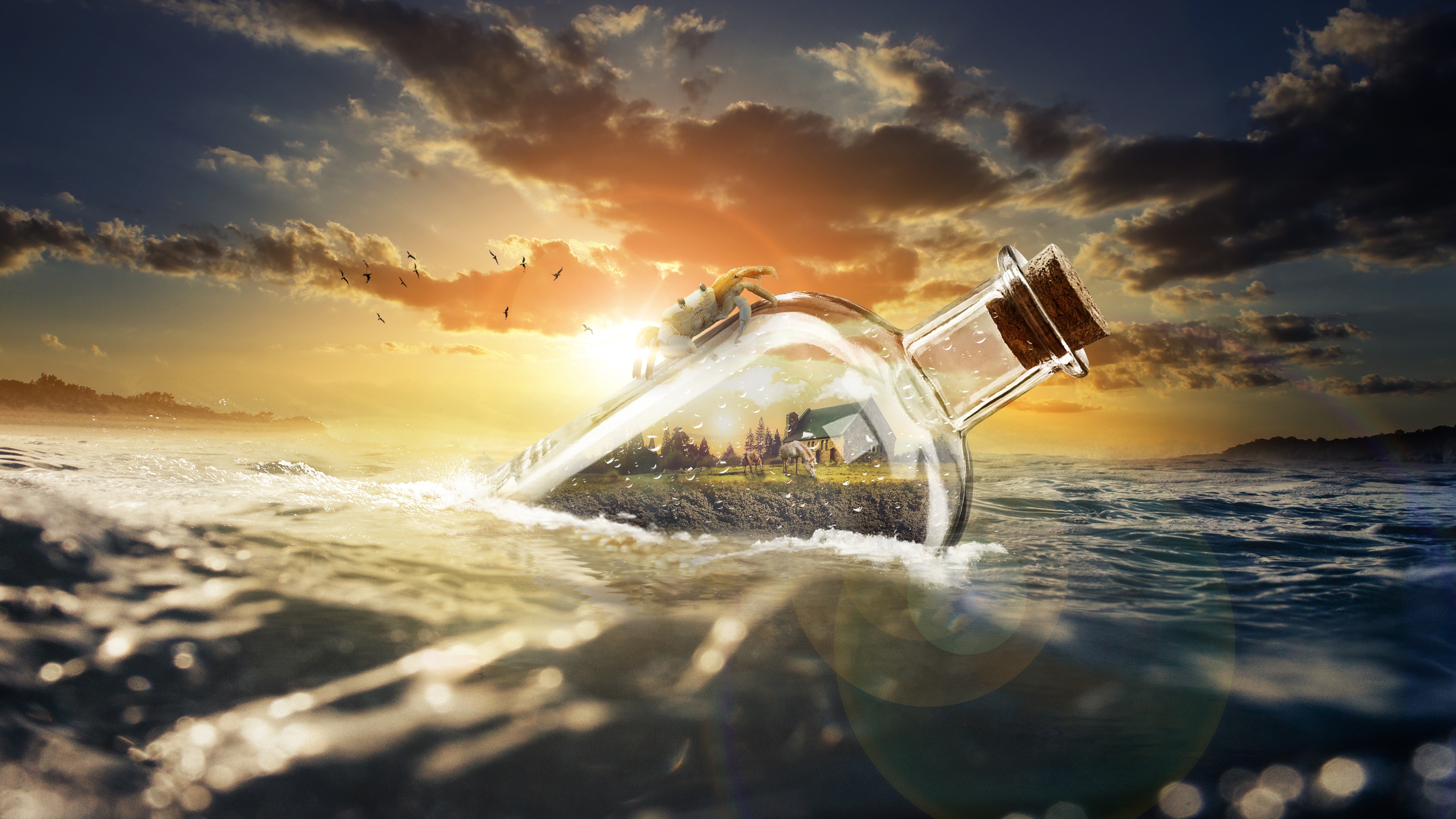Sunset 4K Wallpaper