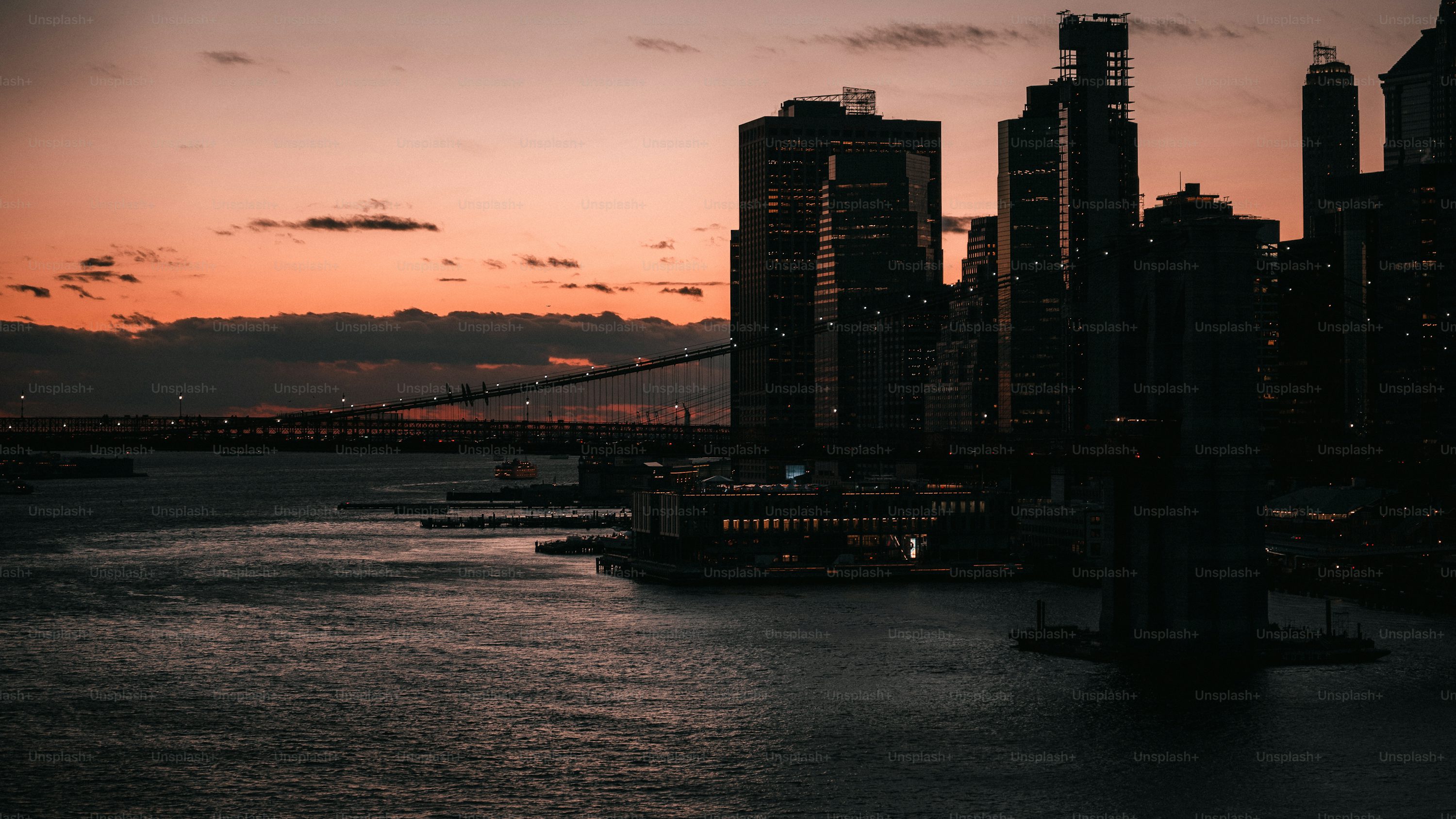 New York Sunset Picture. Download Free Image