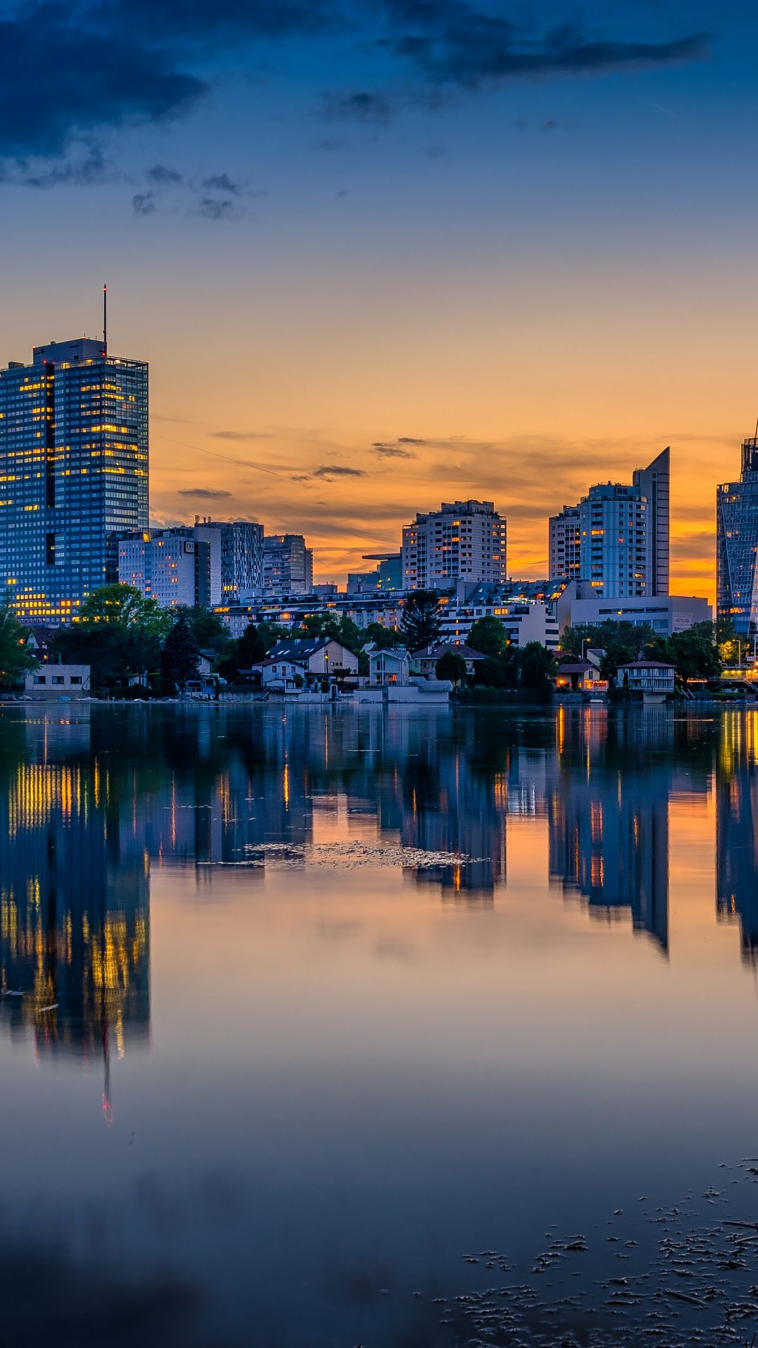 Buildings City River 4K HD Wallpaper