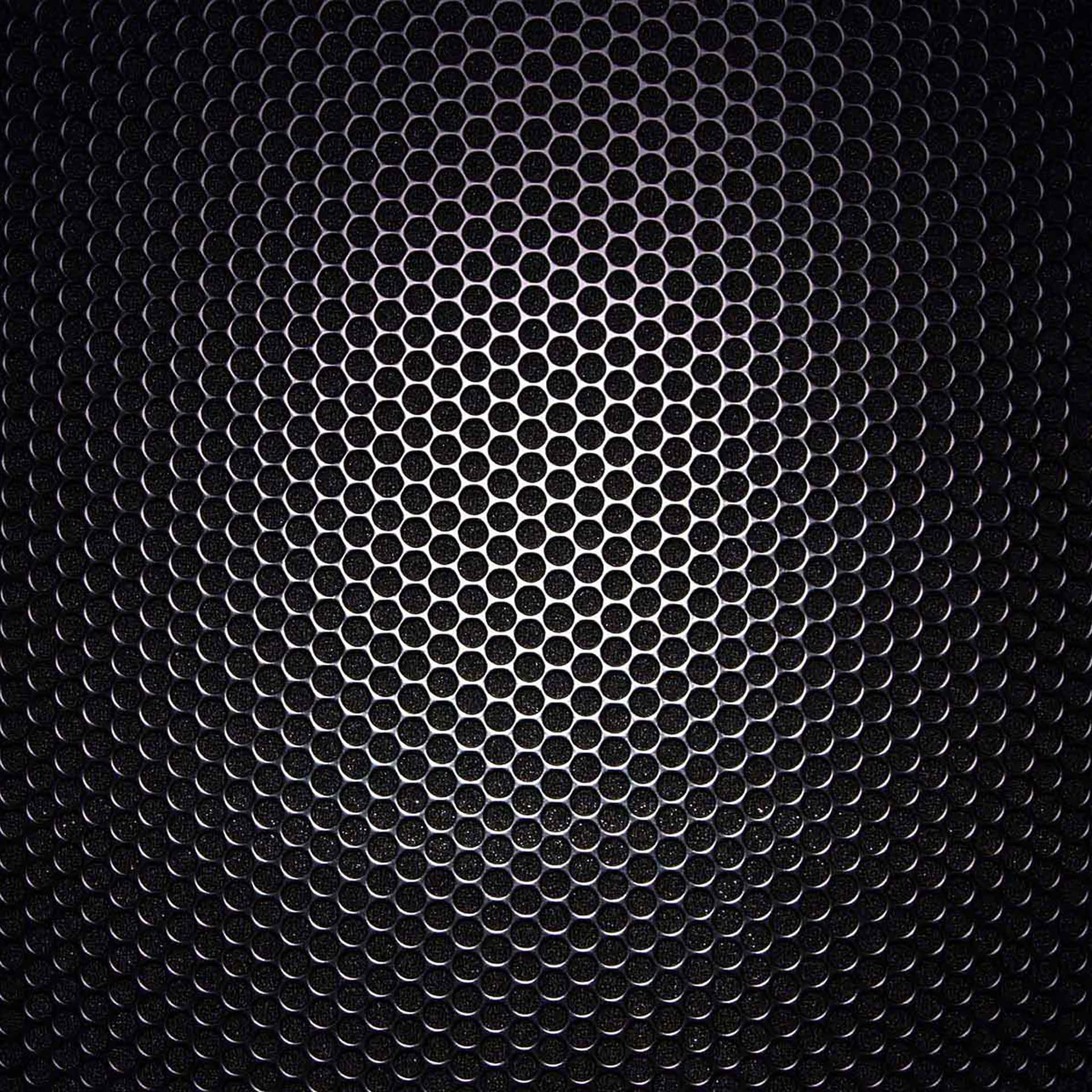 Download Black iPad Of Wire Mesh Honeycomb Wallpaper