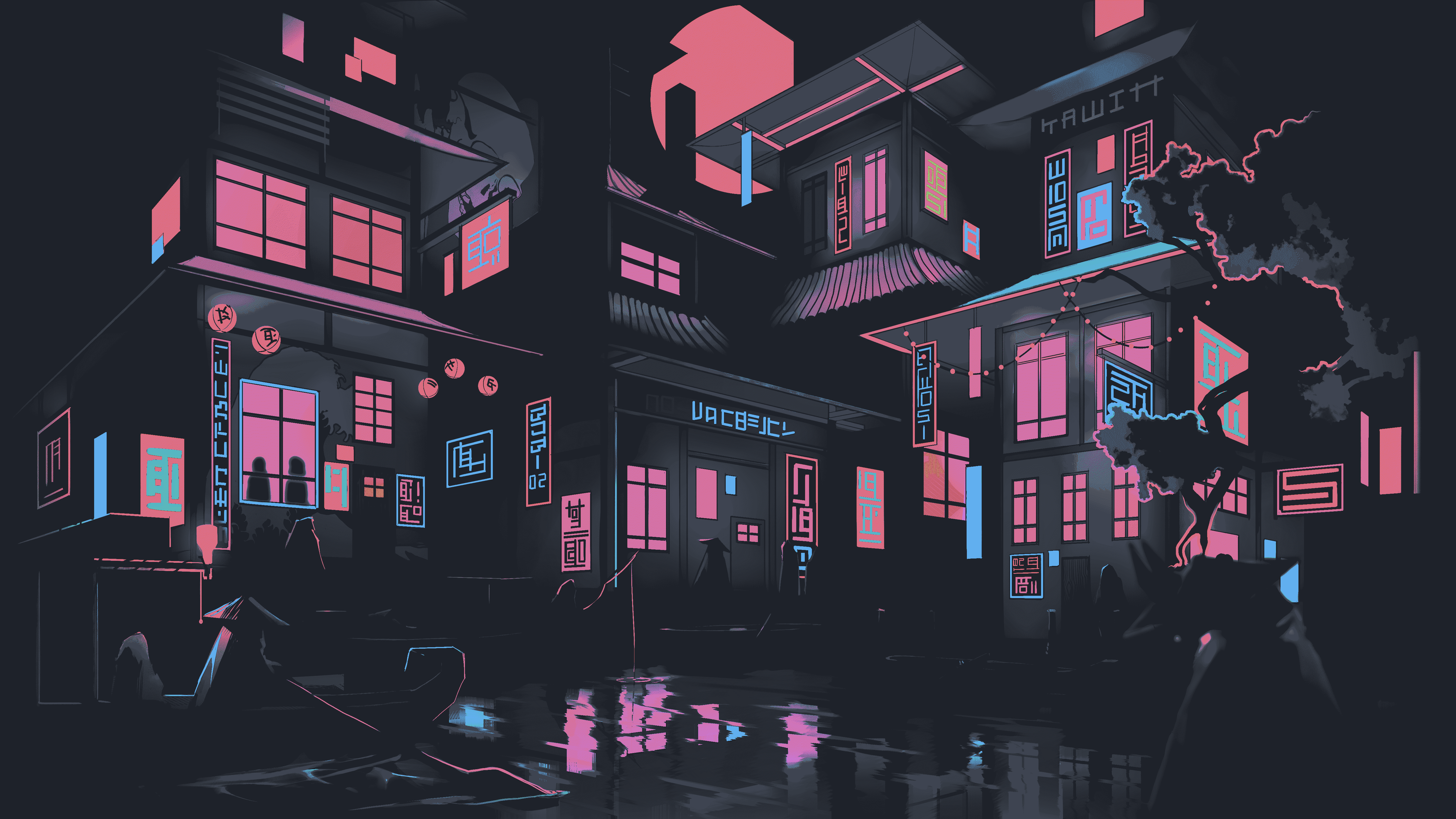 Night City Art (5120x2880)