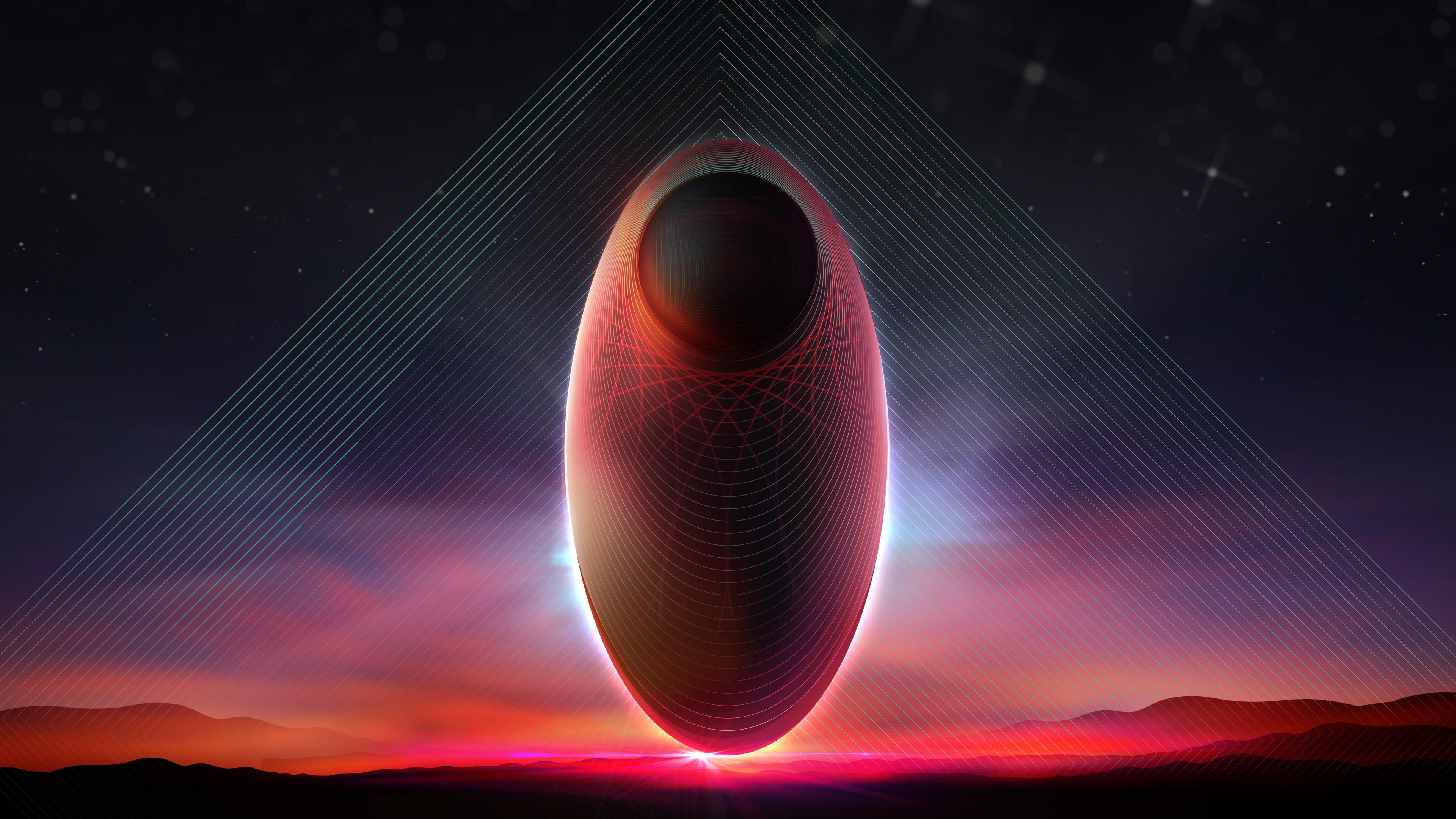 Sci Fi UFO 4K Wallpaper