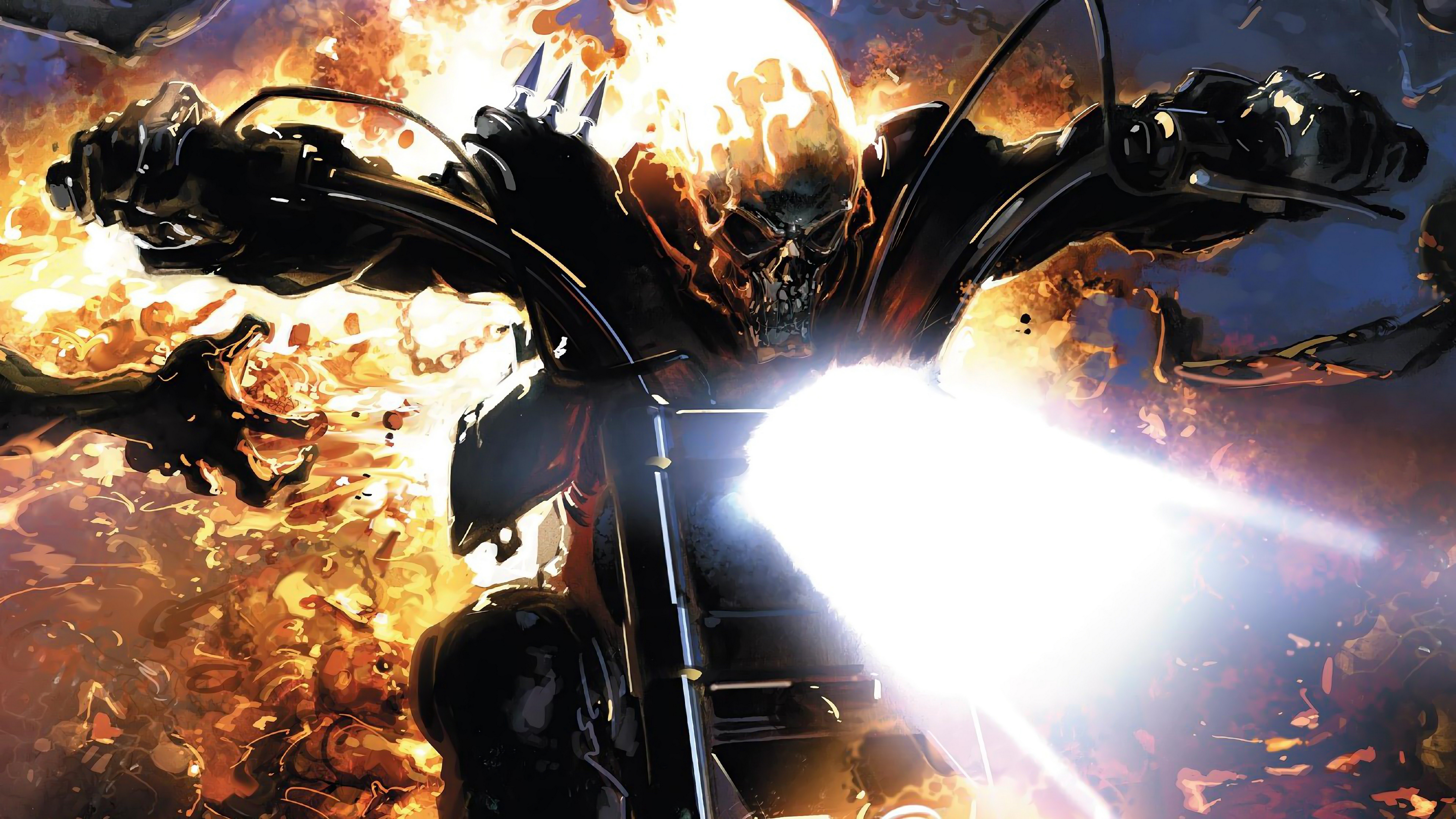 Ghost Rider 4K Wallpaper HD