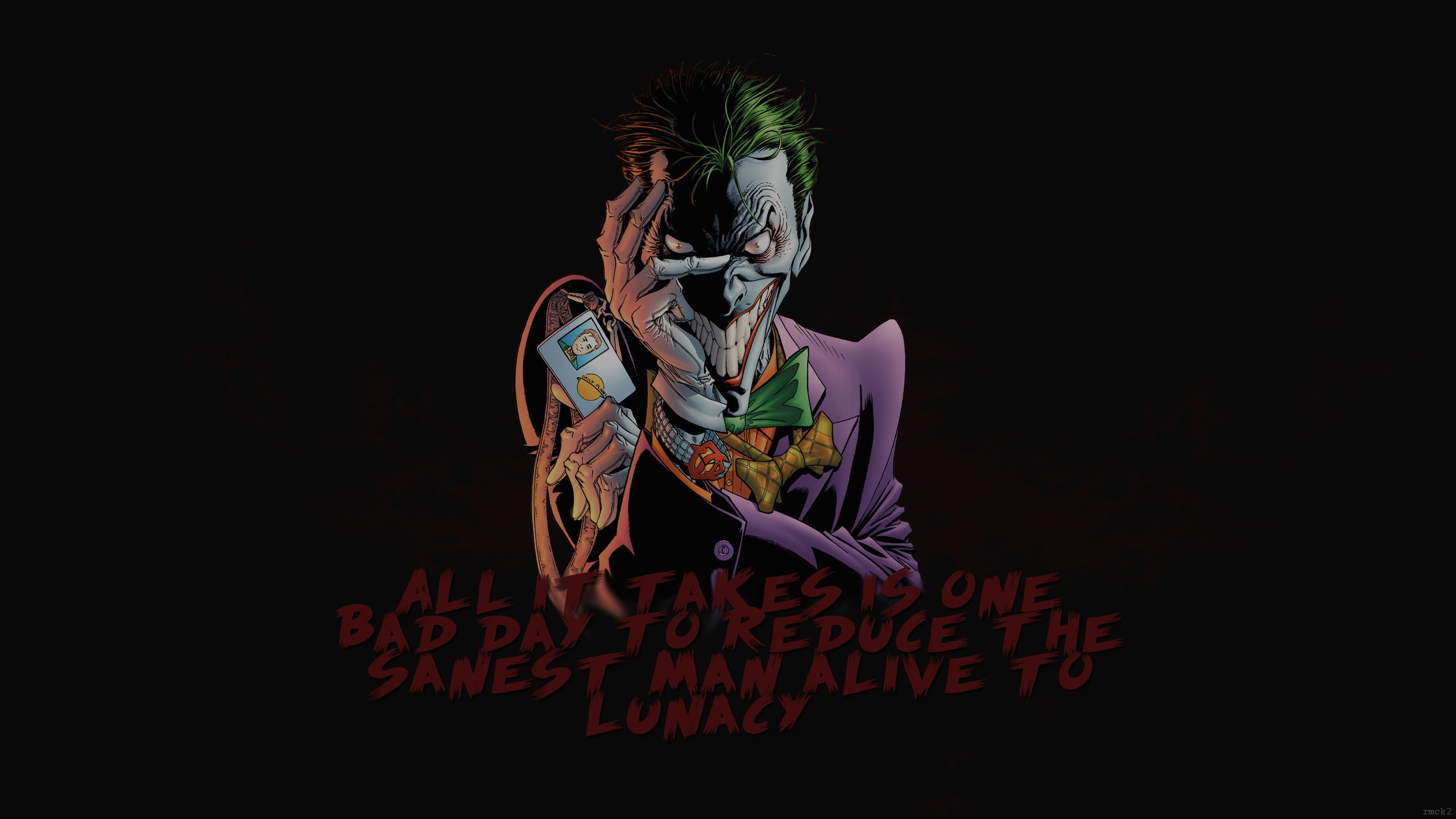 Joker, Batman Begins, Quote Wallpaper HD / Desktop and Mobile Background