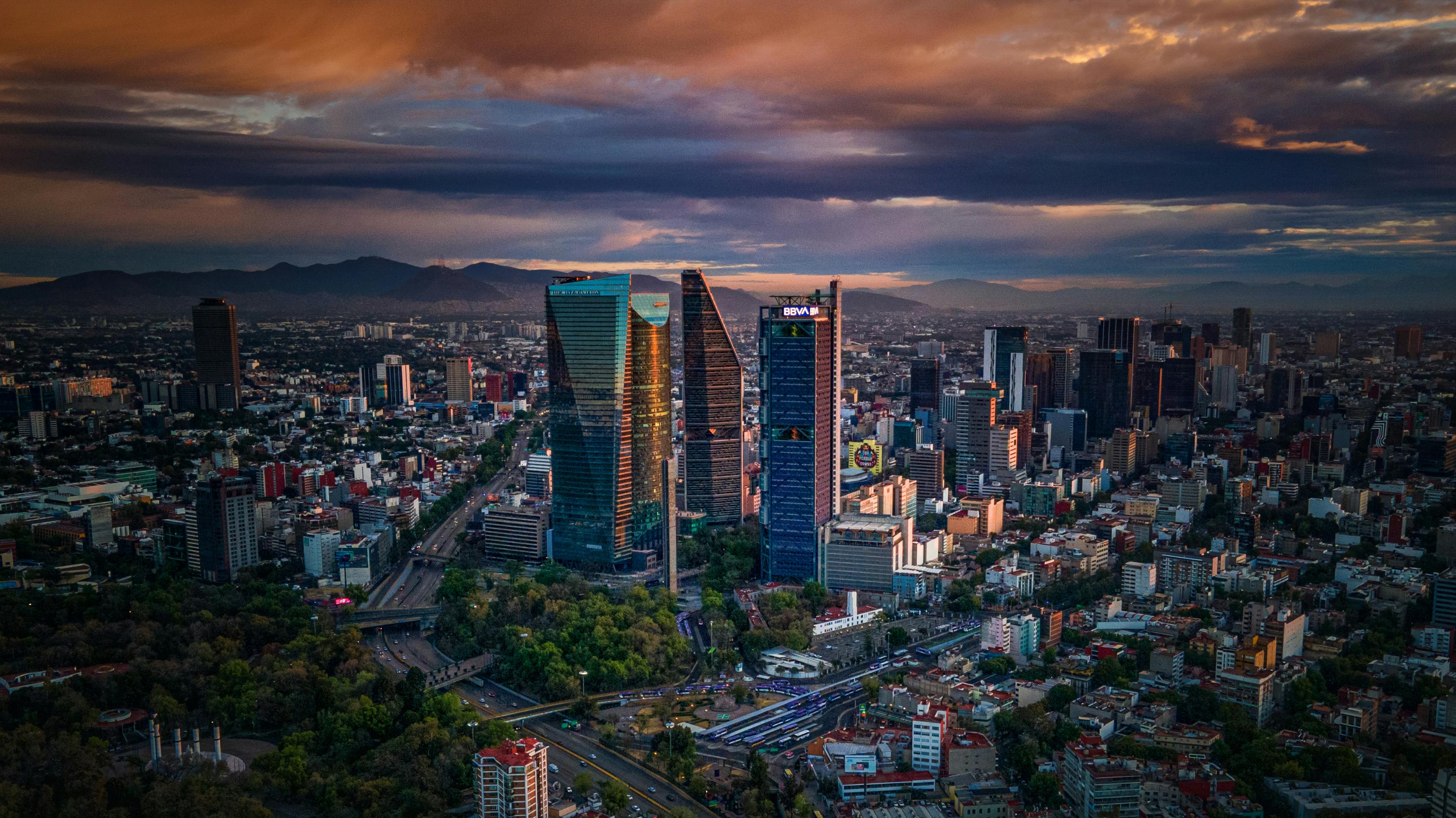 Mexico City at Sunset · Free