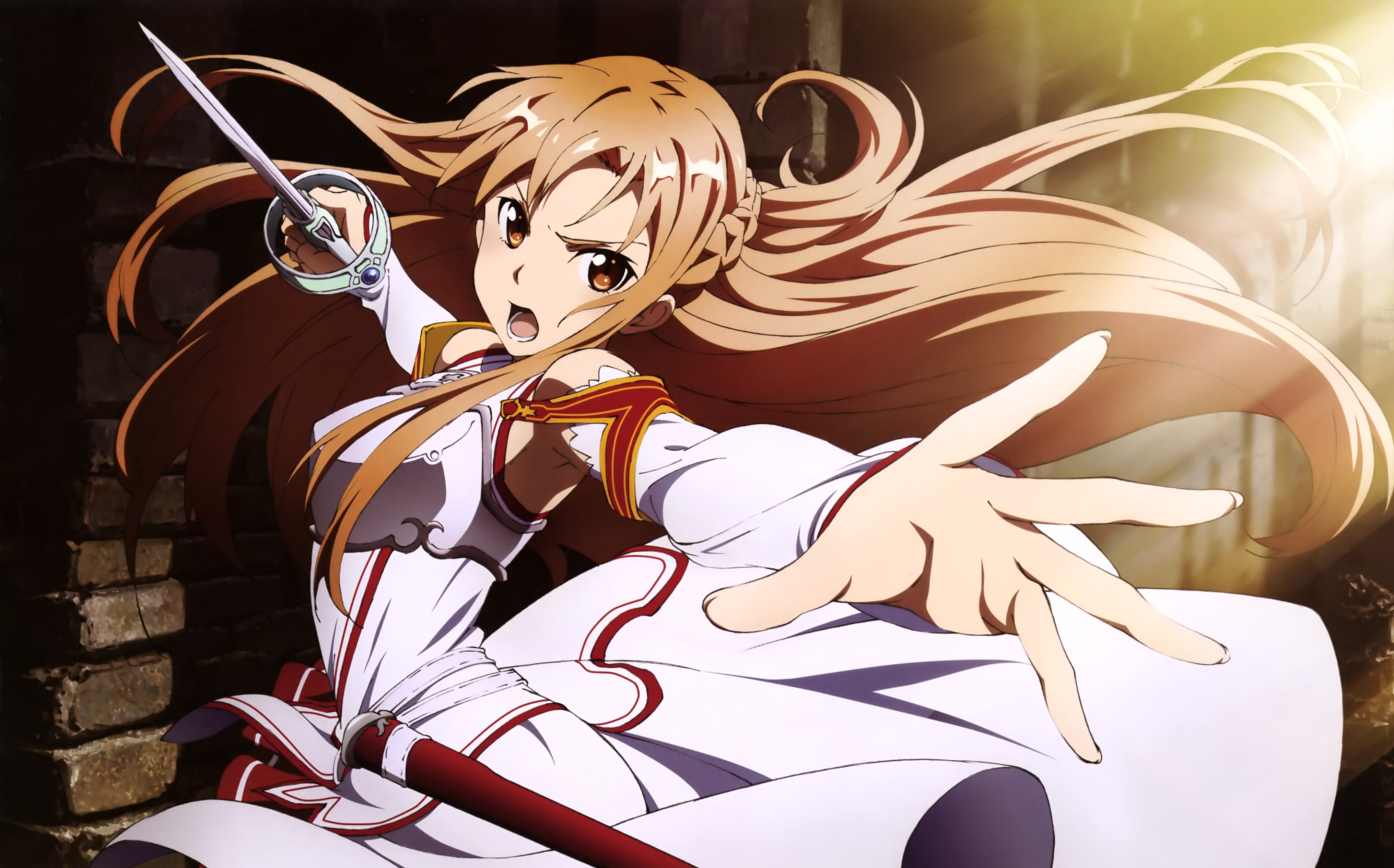 Asuna Yuuki Art Online 4K Ultra HD Wallpaper