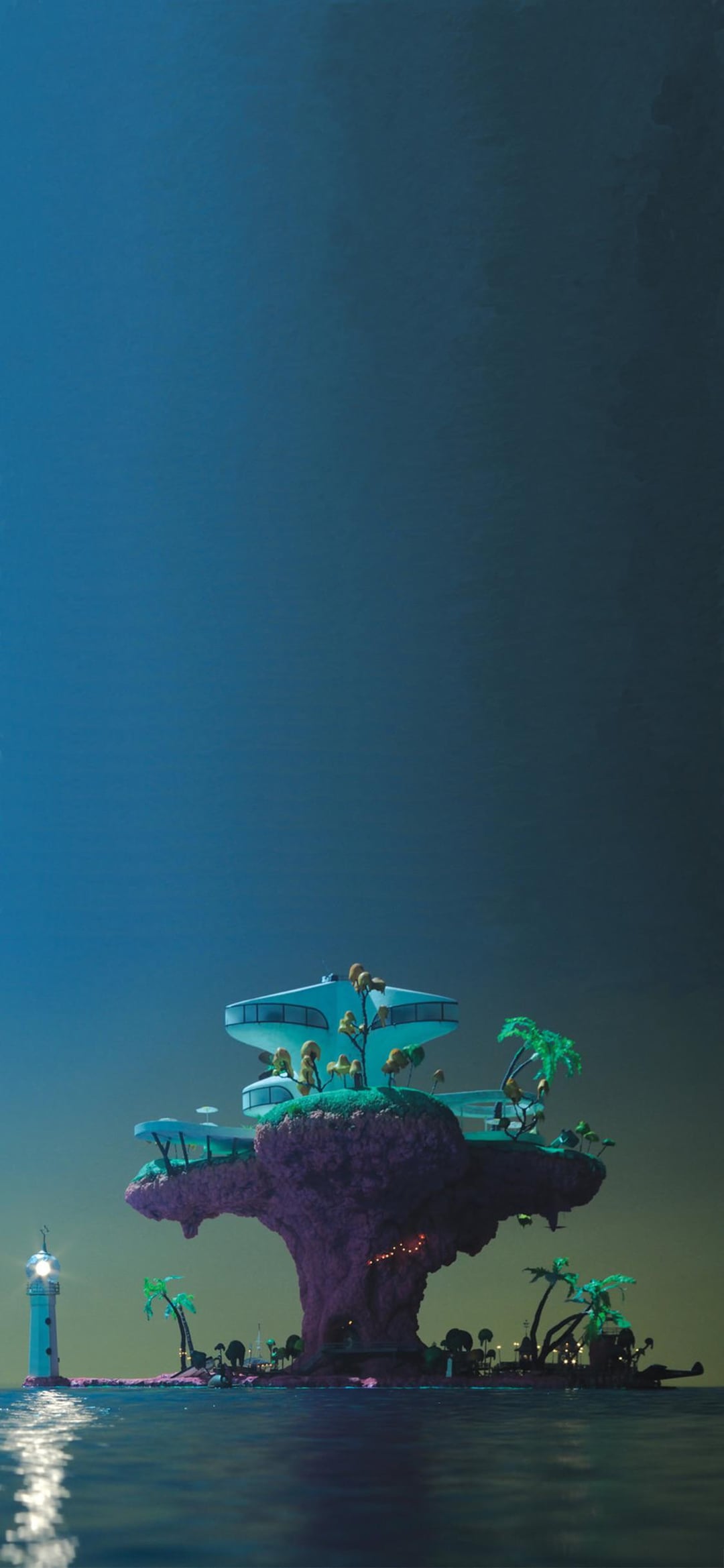 Plastic Beach (Dawn) Phone Wallpaper