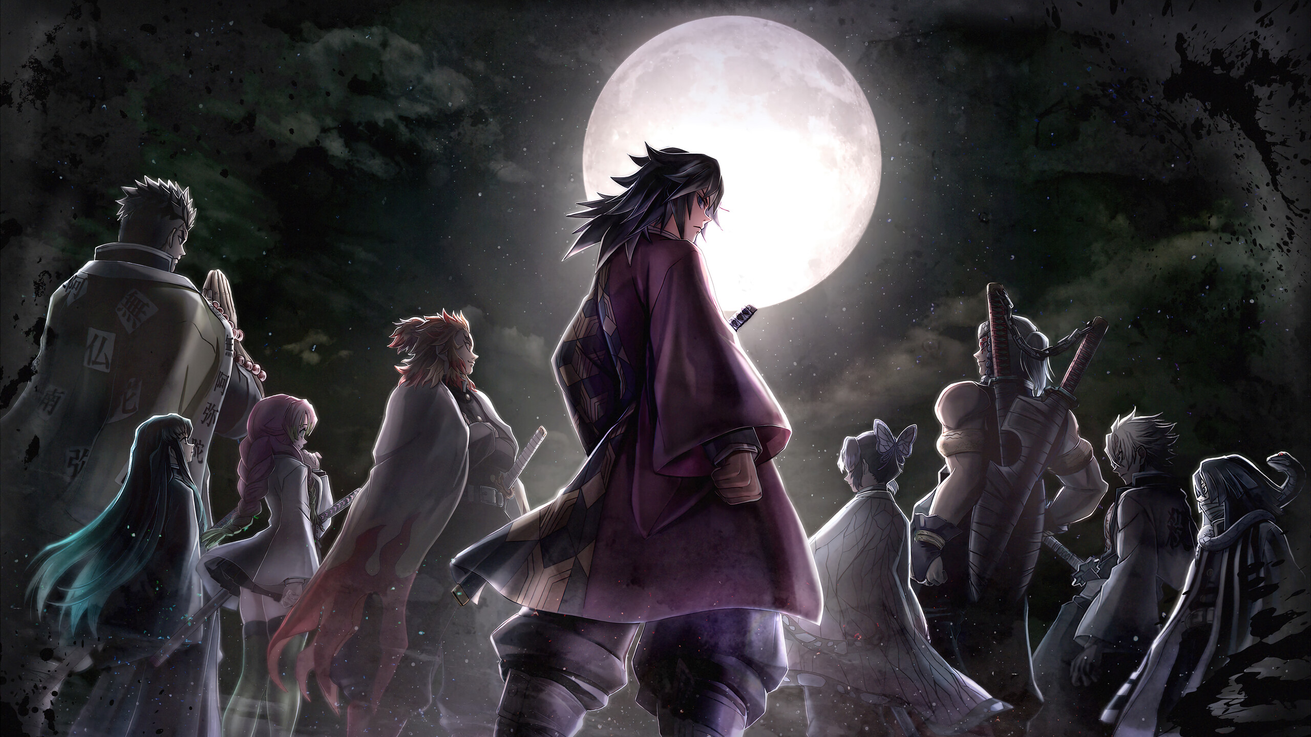 Demon Slayer All Hashira Members Wallpaper 4K PC Desktop f