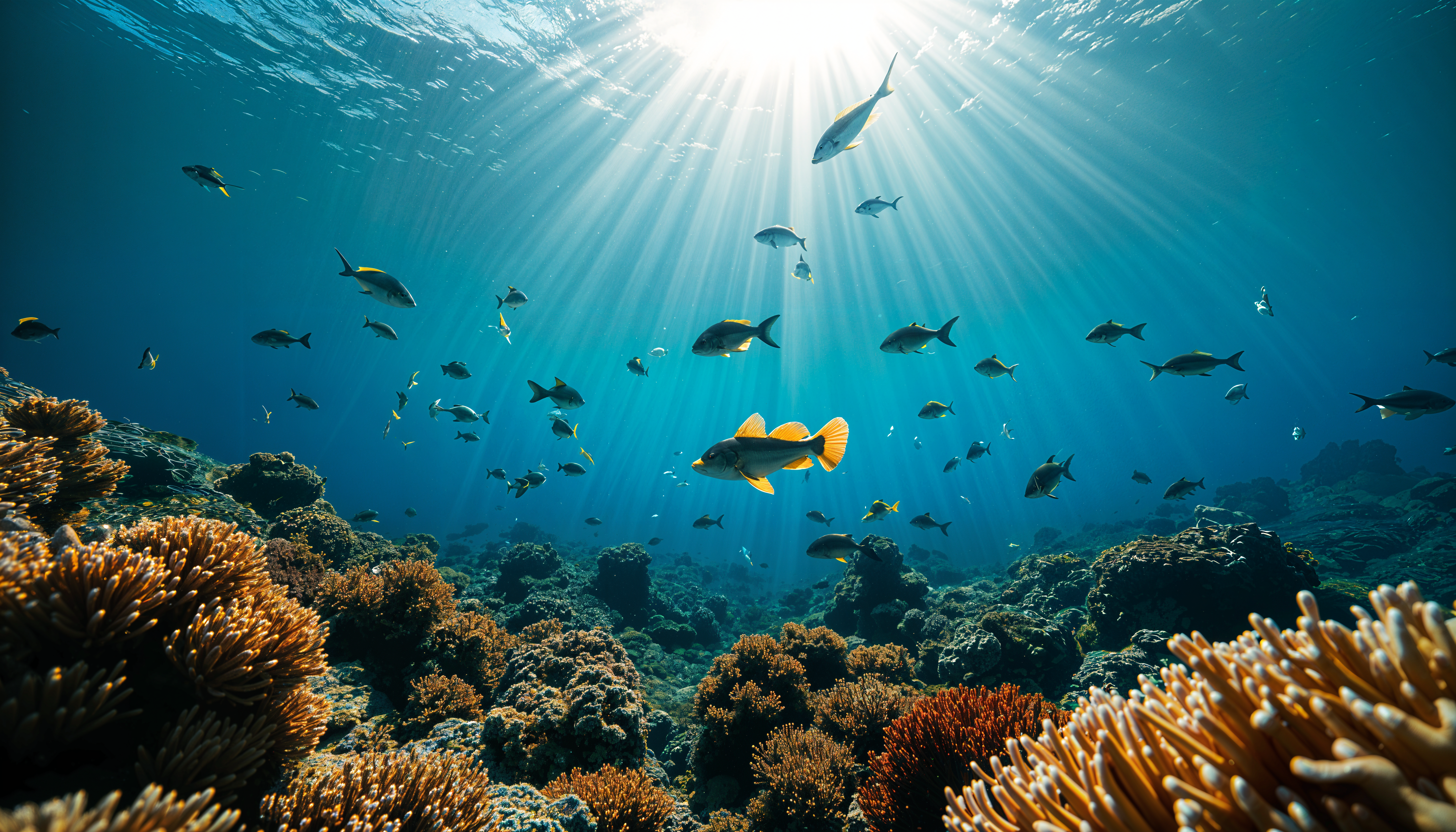 Vibrant Ocean Depths Ultra HD Wallpaper