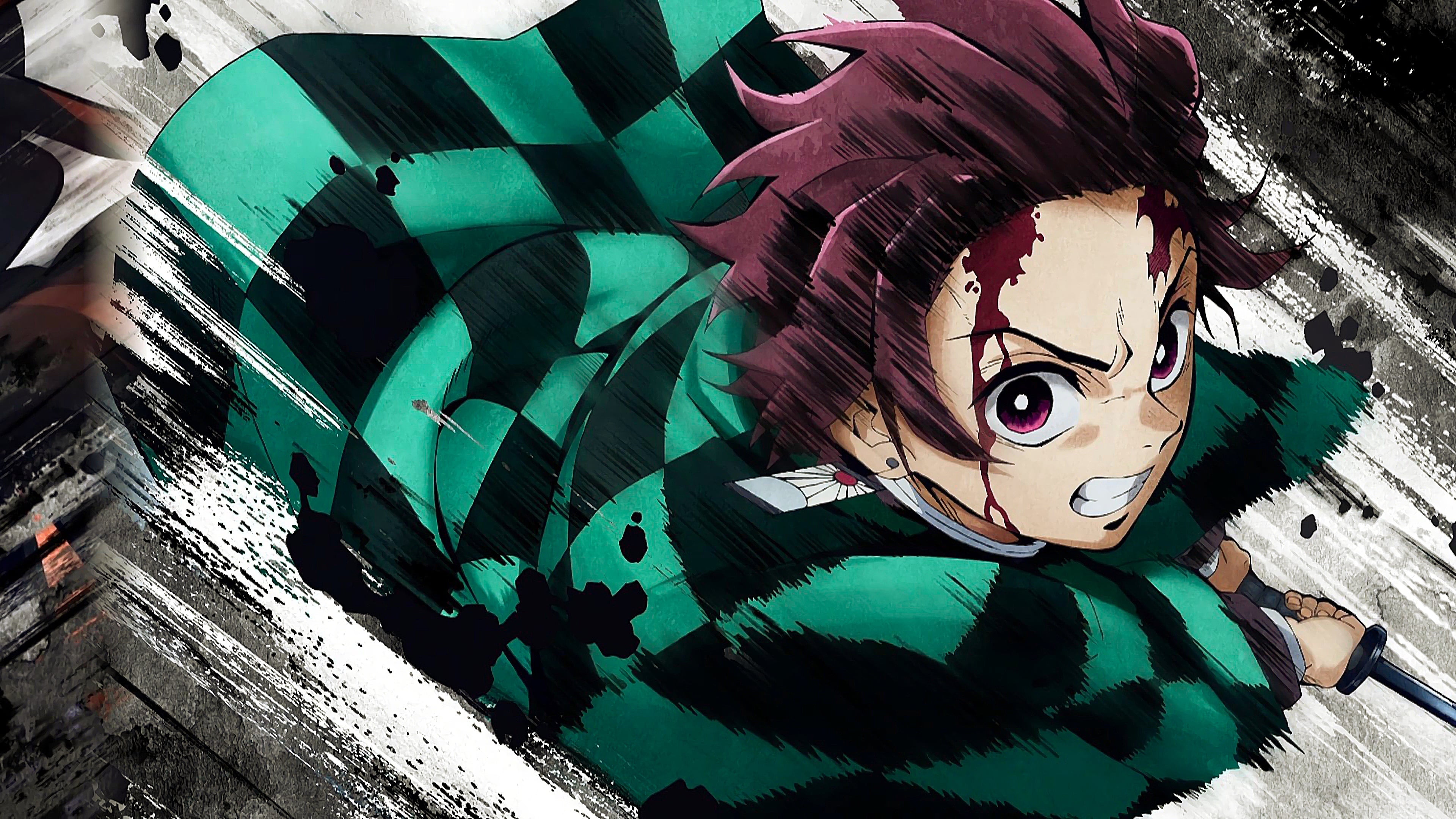 Tanjiro Kamado from Demon slayer Anime Wallpaper 4k for Desktop