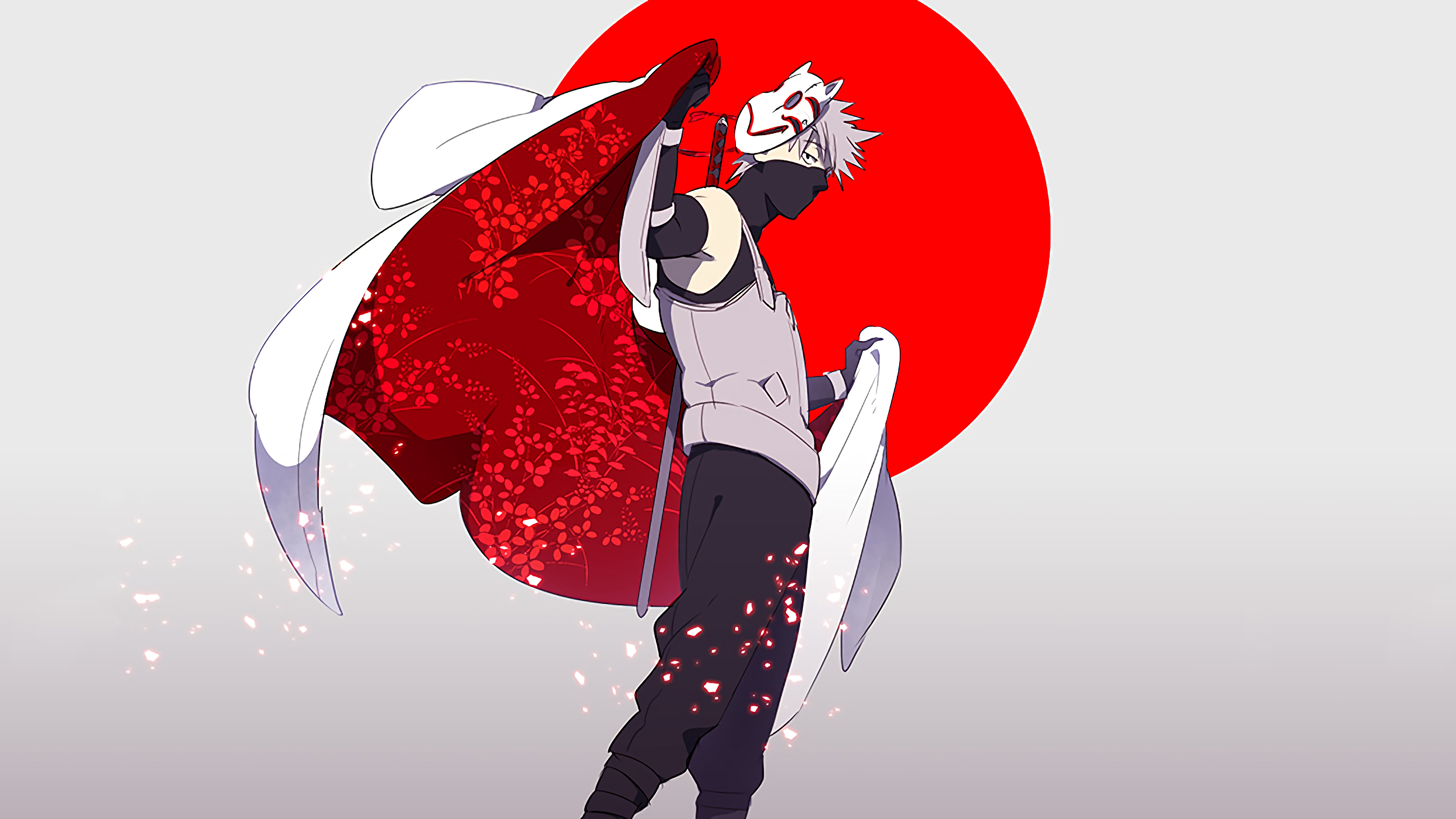 Kakashi Anbu Mask 4K Wallpaper HD