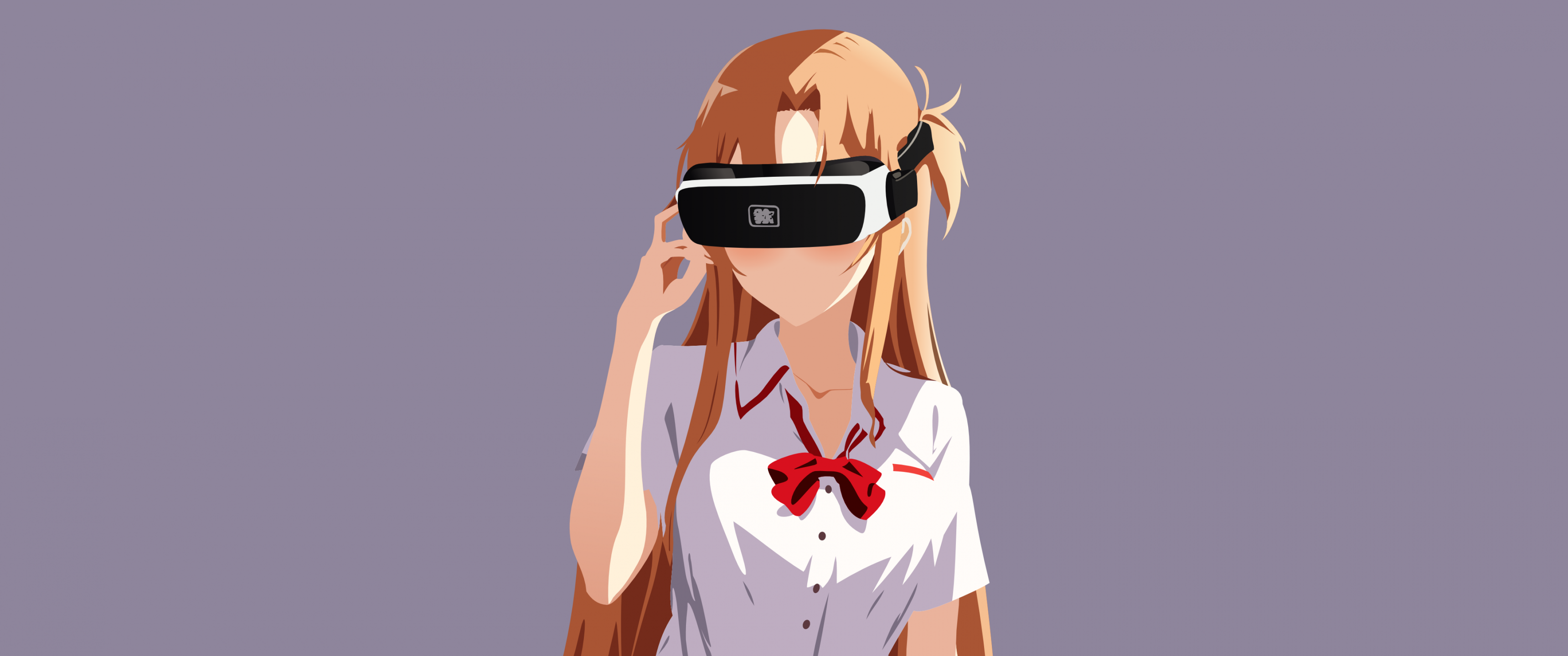 Asuna Wallpaper 4K, Minimalist, SAO, Sword Art Online