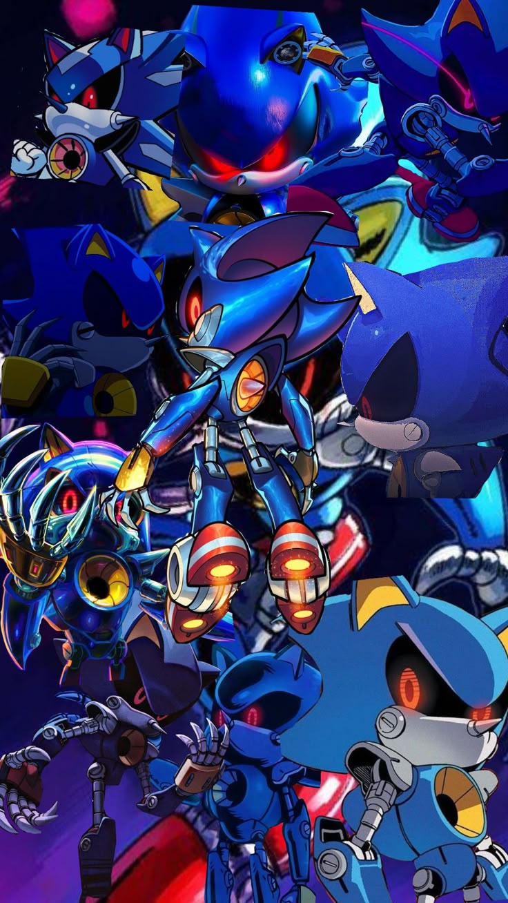 sonic #Metalsonic #sonicthehedgehog For my good friend and guardian of my group. Sonic fan art