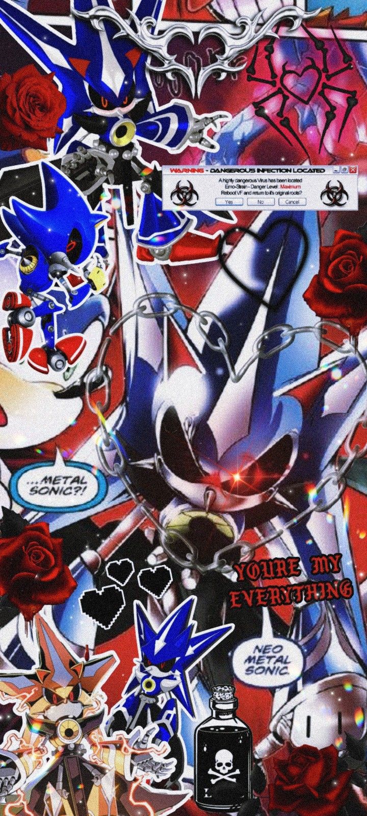 Neo Metal Sonic Wallpaper
