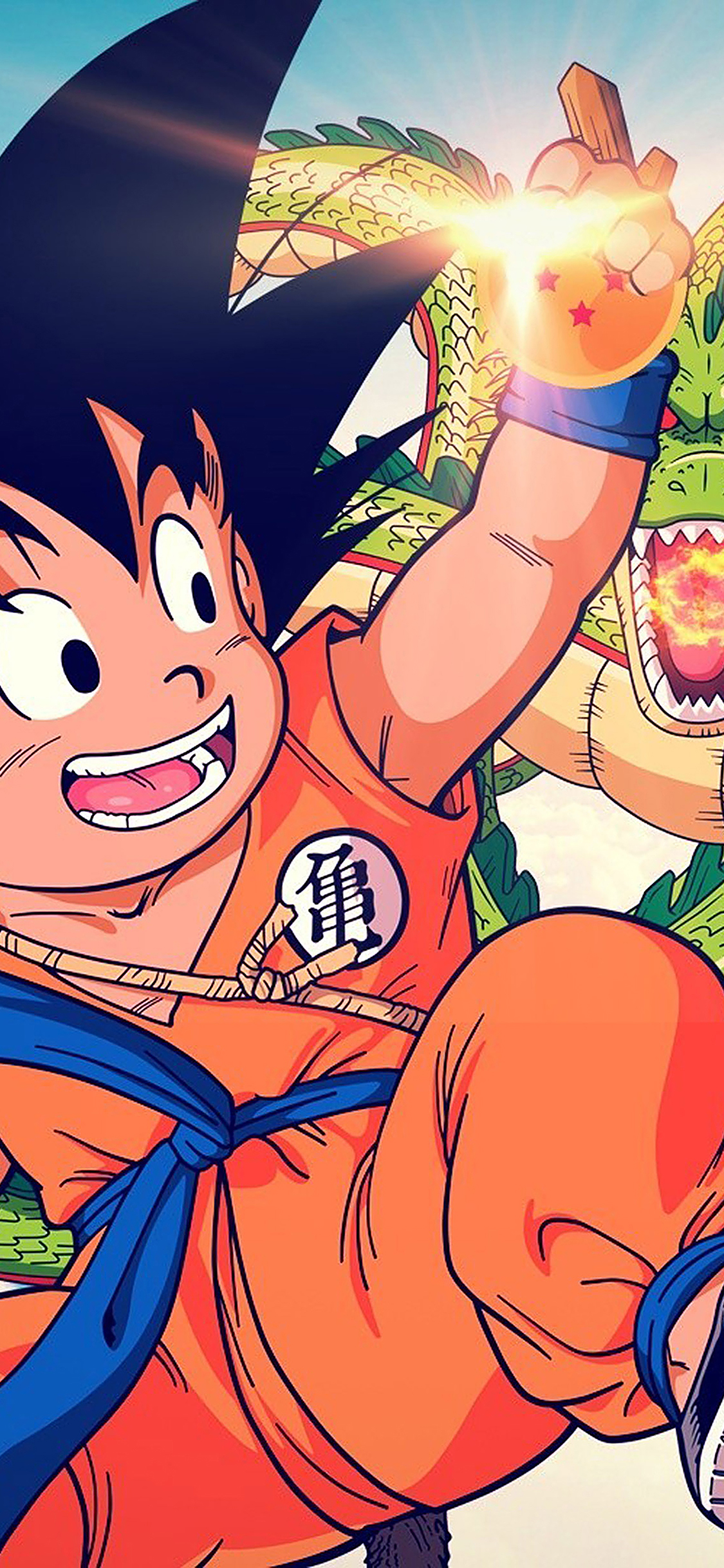 iPhoneXpapers goku kid dragonball illust