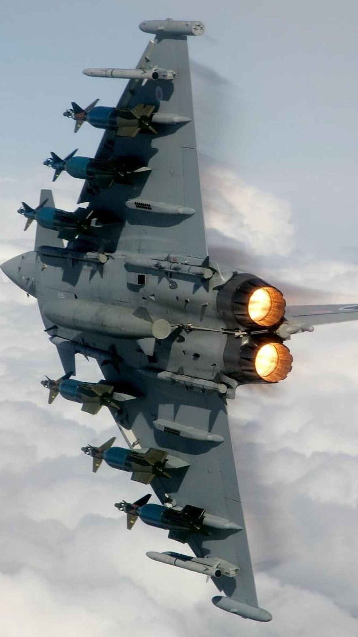 Typhoon eurofighter aircraft Wallpaper for iPhone 11, Pro Max, X, 8, 7, 6