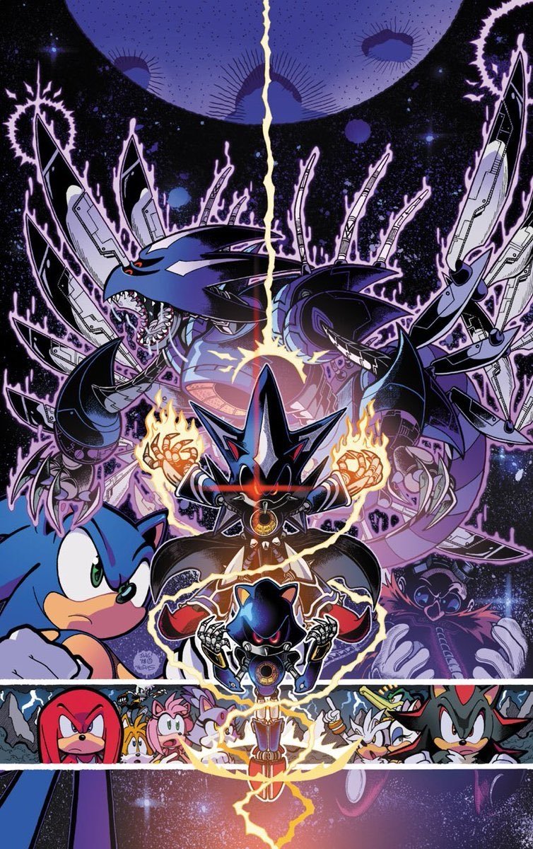 Sonic IDW Showdown: Heroes and Metal Sonic's Cosmic Clash