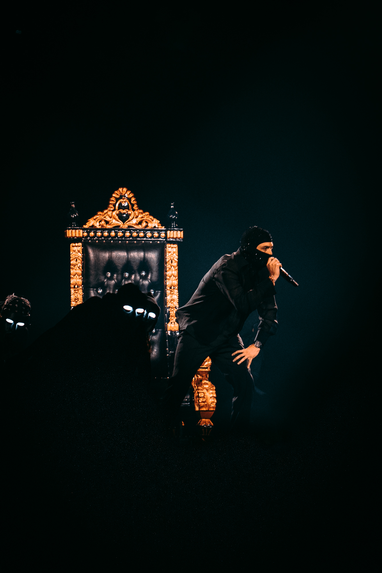 Peso Pluma Rocks Out at Houston's Toyota Center Amidst Injury