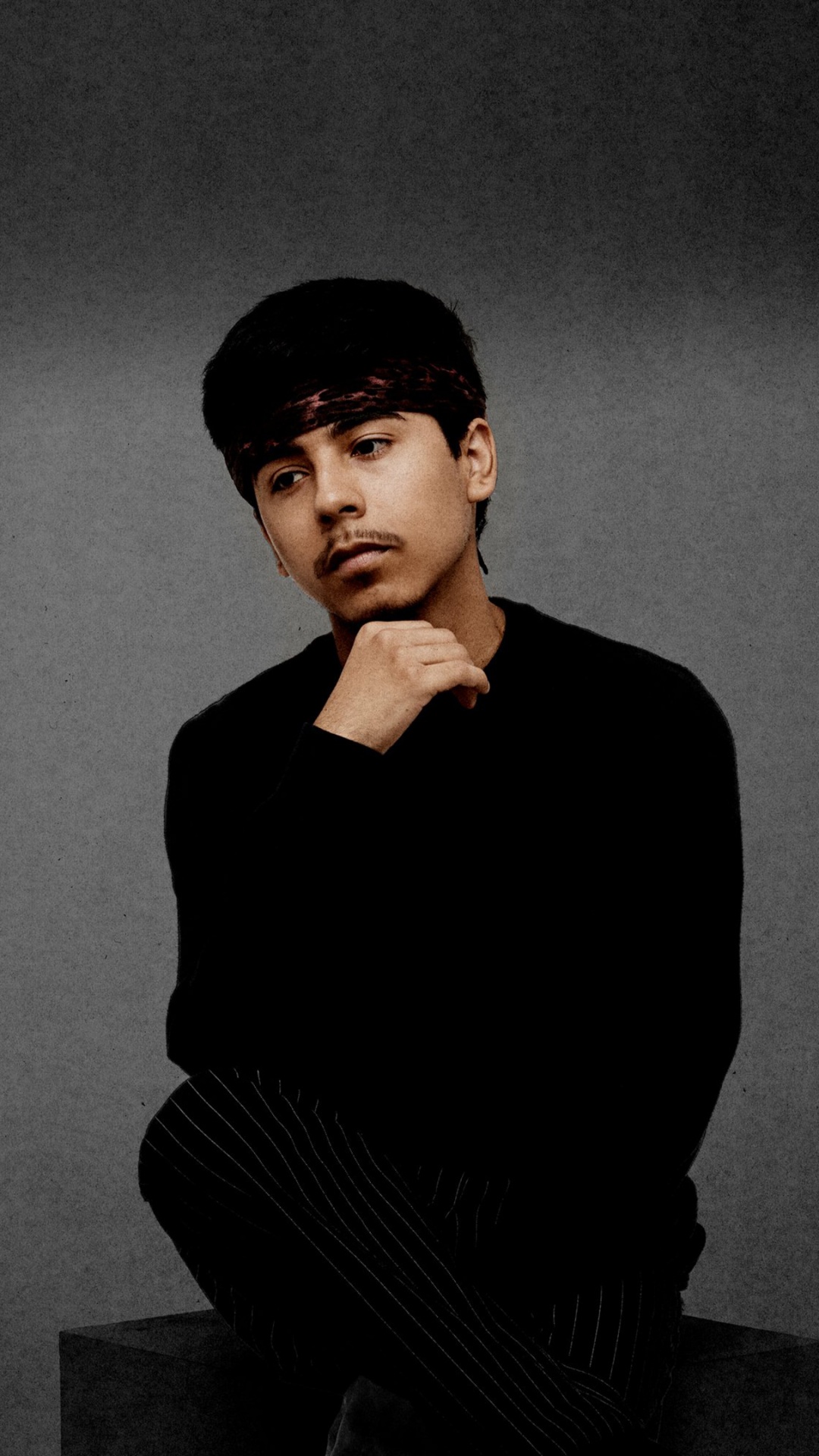 Ivan Cornejo Wallpaper 4K, American singer, Dark background