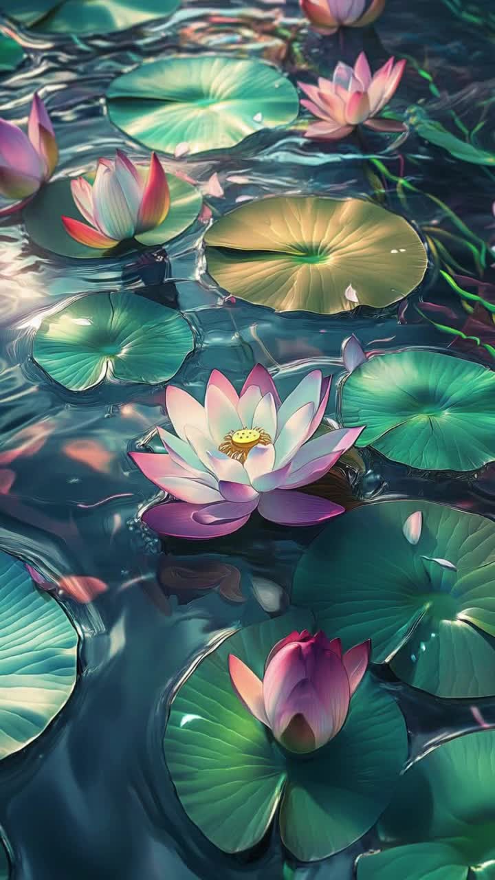 Lotus Flower iPhone Wallpaper: Floral Lockscreen (Digital Download)