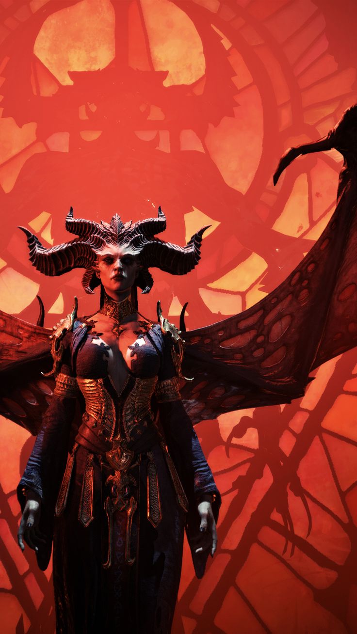 Diablo 4 (Lilith) Game Wallpaper for Android and iphone