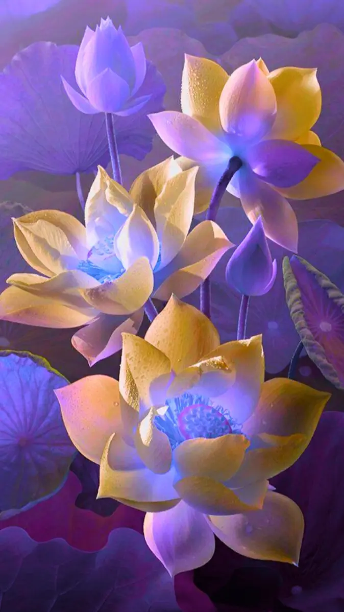 Lotus flowers wallpaper