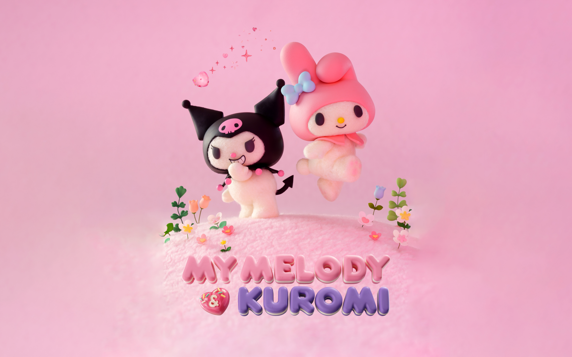My Melody & Kuromi Wallpaper 4K, Netflix series, Kuromi
