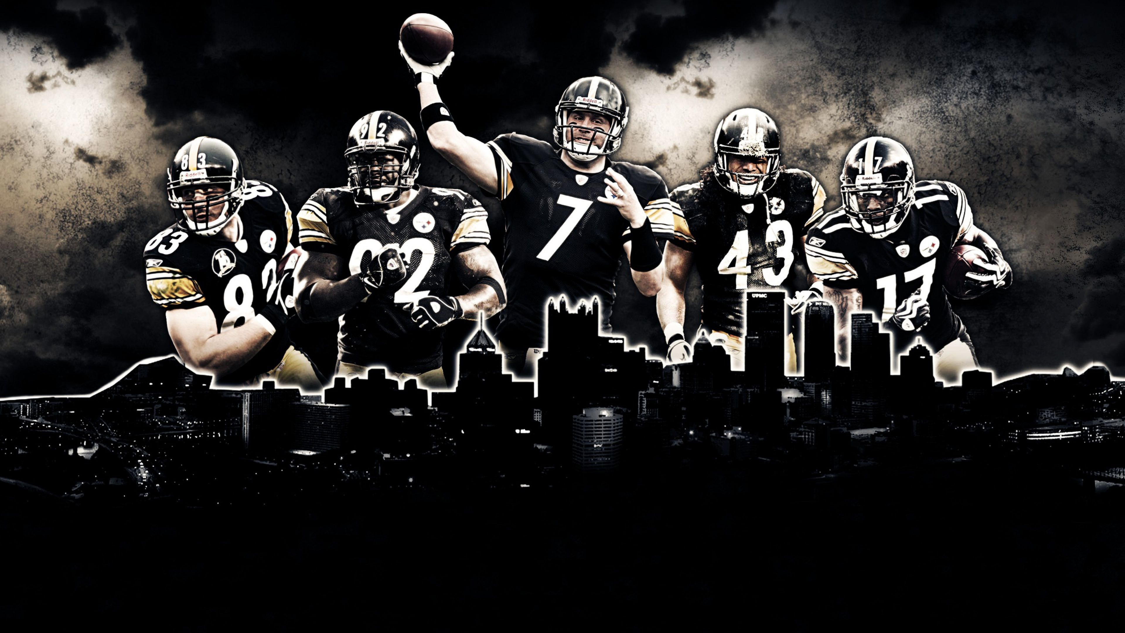 Pittsburgh Steelers American Football Players 4K HD Steelers Wallpaper