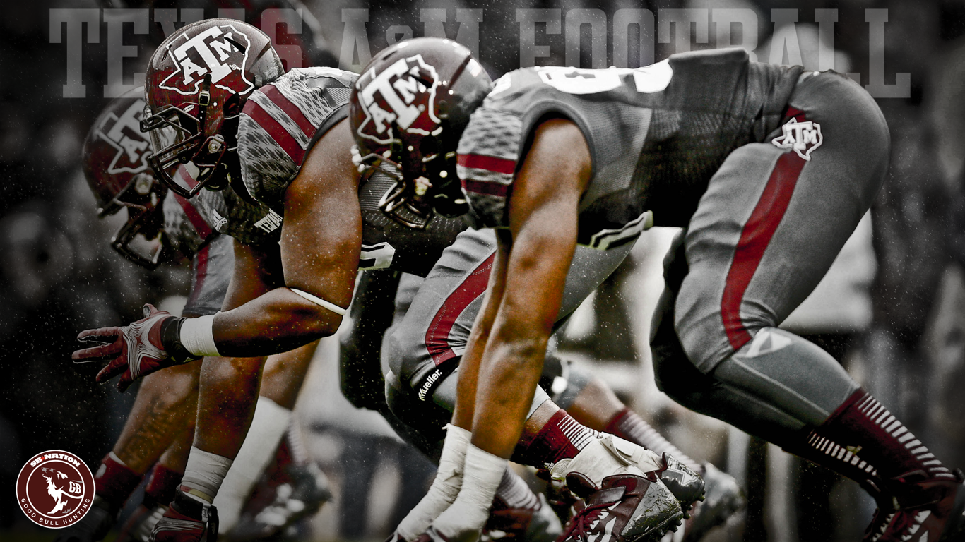Aggie Football Desktop Background and Mobile Wallpaper. Good Bull Hunting